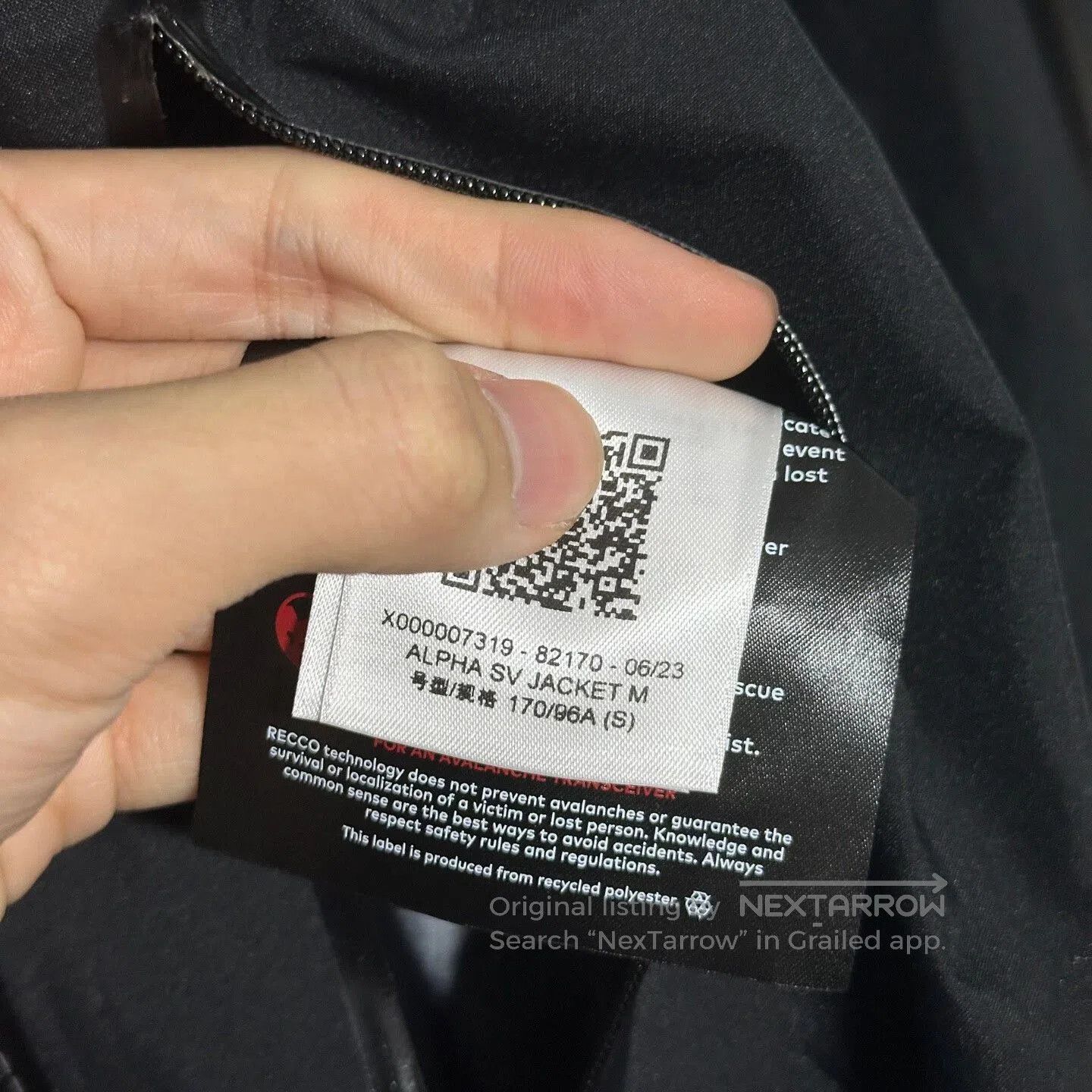 Arc'teryx Arcteryx Alpha SV Jacket Black Hooded Size S. Size US S / EU 44-46 / 1 - 7 Thumbnail