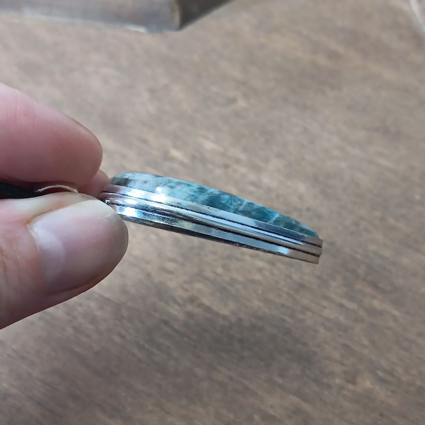 Other Blue Apatite gemstone pendant necklace Size ONE SIZE - 4 Thumbnail