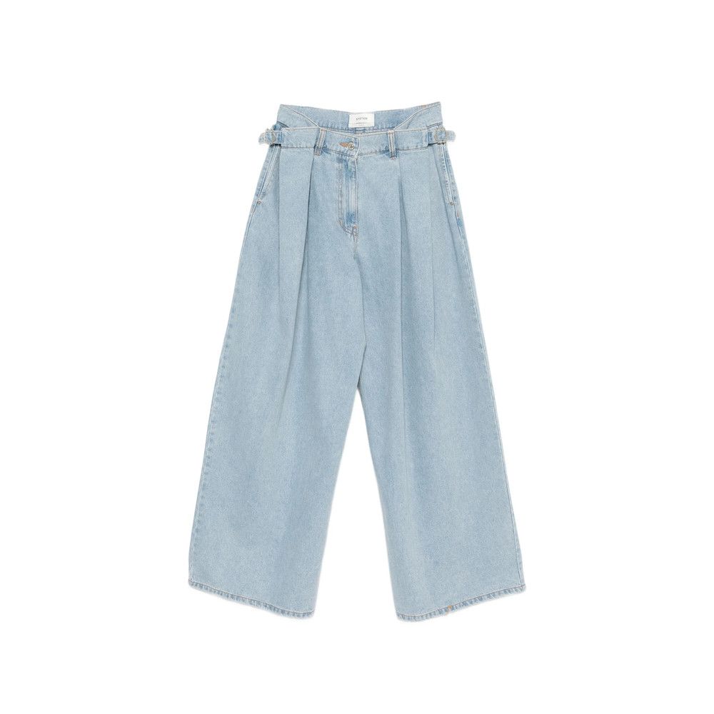 System System BLUE Denim - Wide-Leg Jeans Size 27" / US 4 / IT 40 - 1 Thumbnail