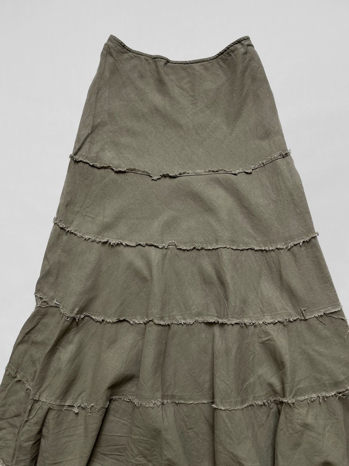 Japanese Brand Vintage Evie Linen maxi skirt Japanese style Size 30" / US 8 / IT 44 - 2 Thumbnail