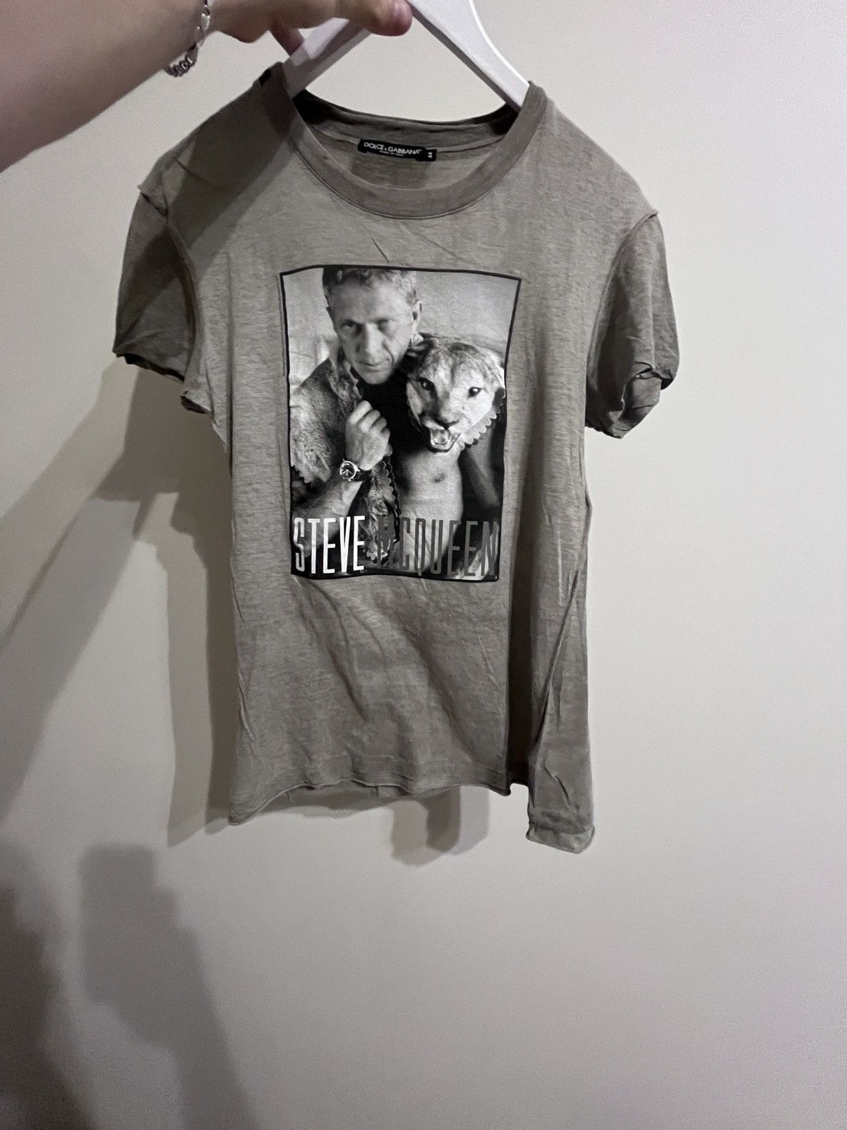 Dolce & Gabbana Dolce & Gabbana Steve mcqueen portrait t-shirt