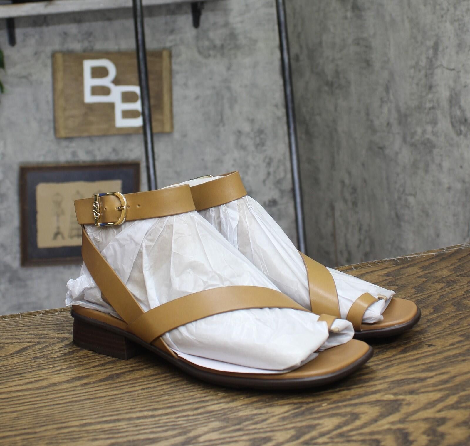 Other Nwt Naturalizer Flat Sandals Saddle Tan Brown Leather 9m Size US 9 / IT 39 - 1 Thumbnail