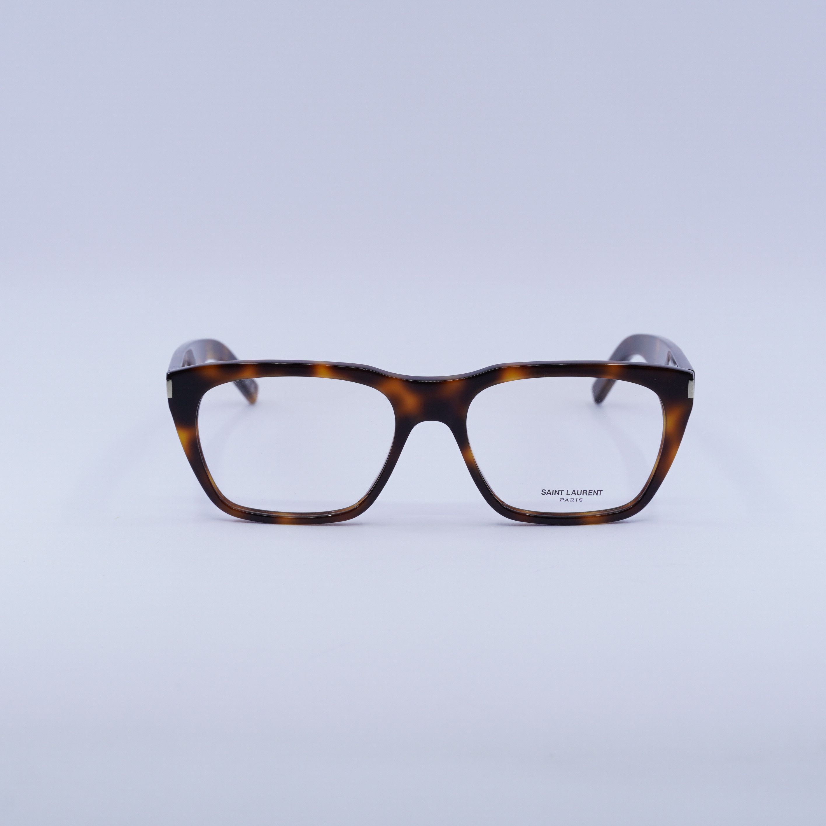 Saint Laurent Paris Saint Laurent SL598OPT 003 Eyeglasses Havana 56mm Rectangle Size ONE SIZE - 4 Thumbnail