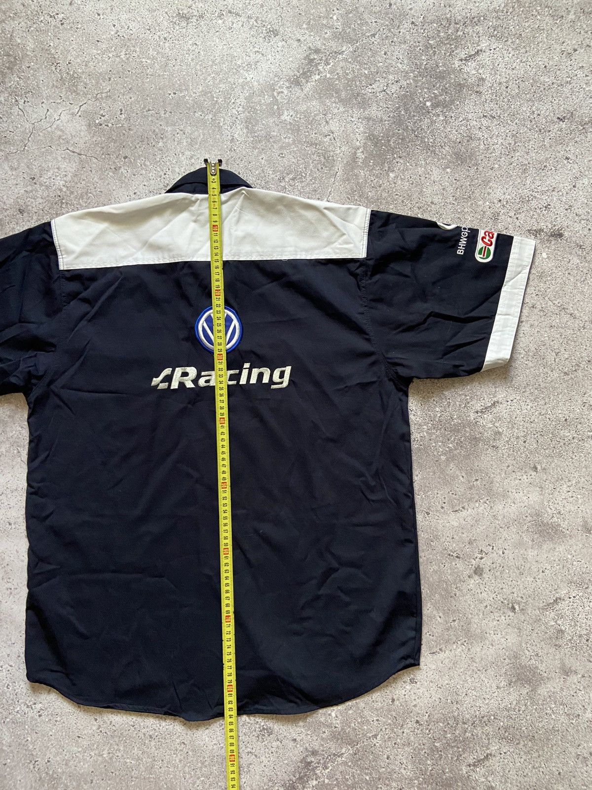 Vintage Vintage Volkswagen Racing Shirts Button Up Baggy Y2K Size US XL / EU 56 / 4 - 6 Thumbnail