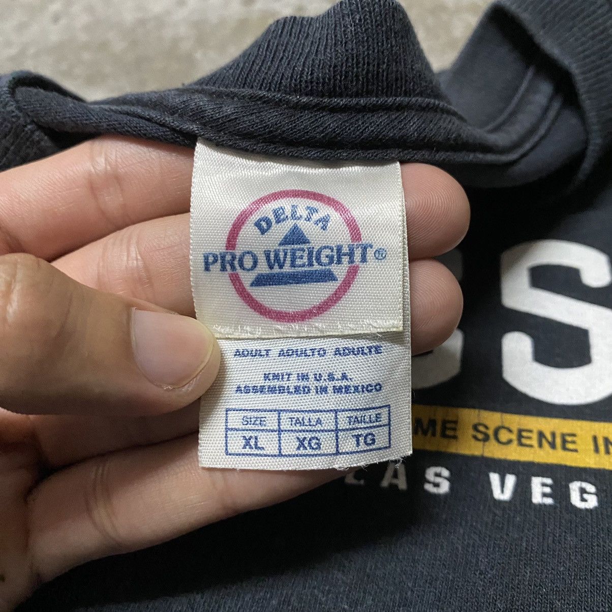 Vintage CSI Crime Scene Investigation Las Vegas Unit Promo Tshirt Size US XL / EU 56 / 4 - 4 Thumbnail