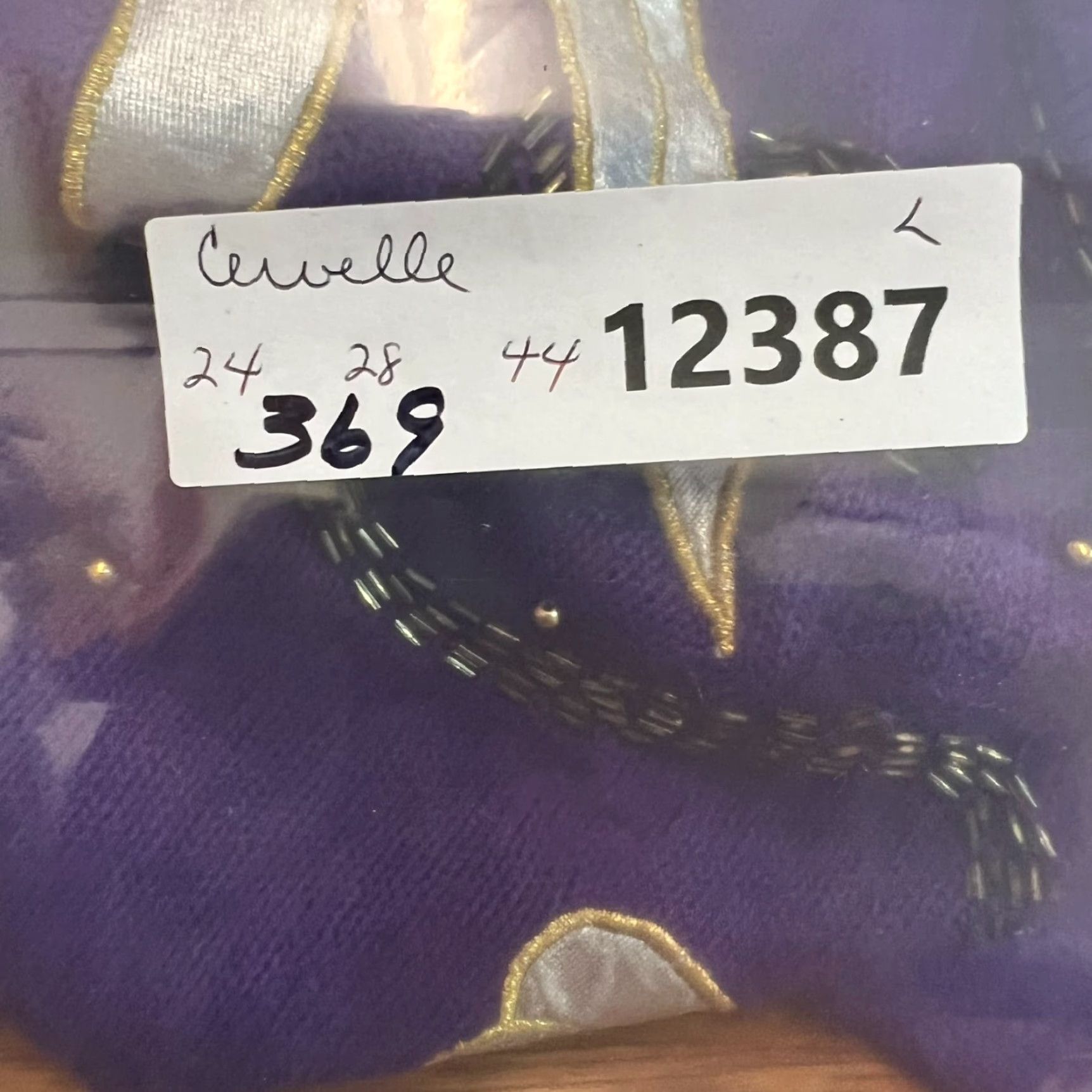 Vintage VINTAGE Cervelle Sweater Dress Womens Size L Purple Long Sleeve V-Neck Bow 80s Christmas Classic Size L / US 10 / IT 46 - 8 Thumbnail