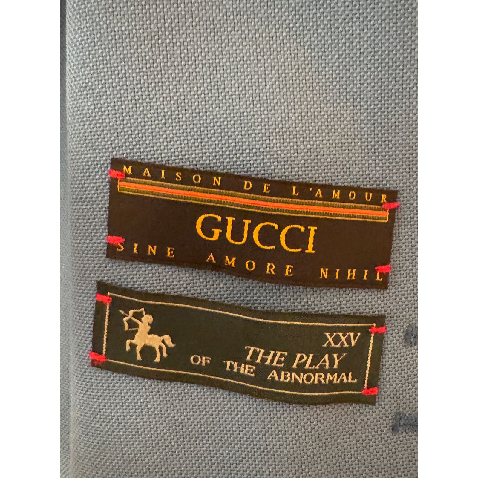 Gucci Gucci Blue Wool Blazer Size 48R - 6 Thumbnail