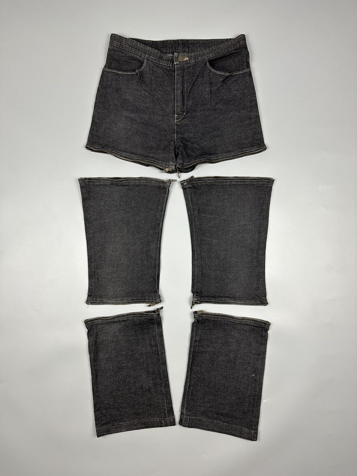 If Six Was Nine 🔥Rare Sick🔥 Seditionaries La Femme Multizipper Flared Jeans Size US 30 / EU 46 - 1 Thumbnail