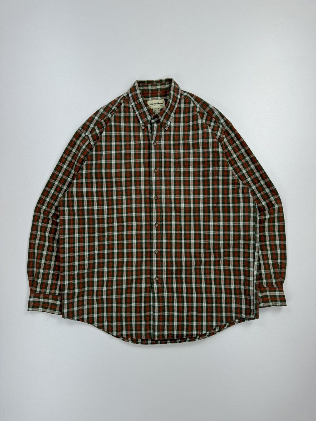 Eddie Bauer × Vintage Eddie Bauer vintage Plaid shirt long sleeve Men’s size L Size US L / EU 52-54 / 3 - 2 Thumbnail