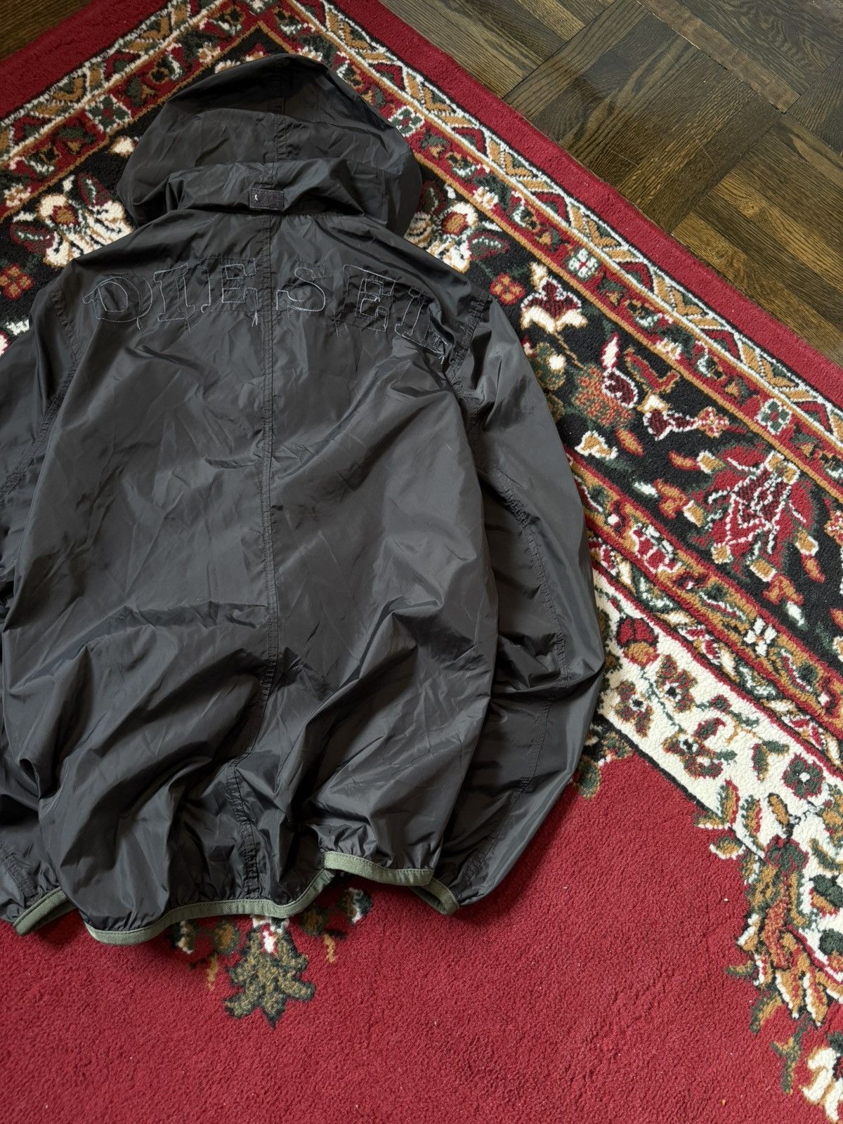 Diesel Y2K Diesel Distressed Full Zip Long Sleeve Windbreaker Size US XS / EU 42 / 0 - 4 Thumbnail