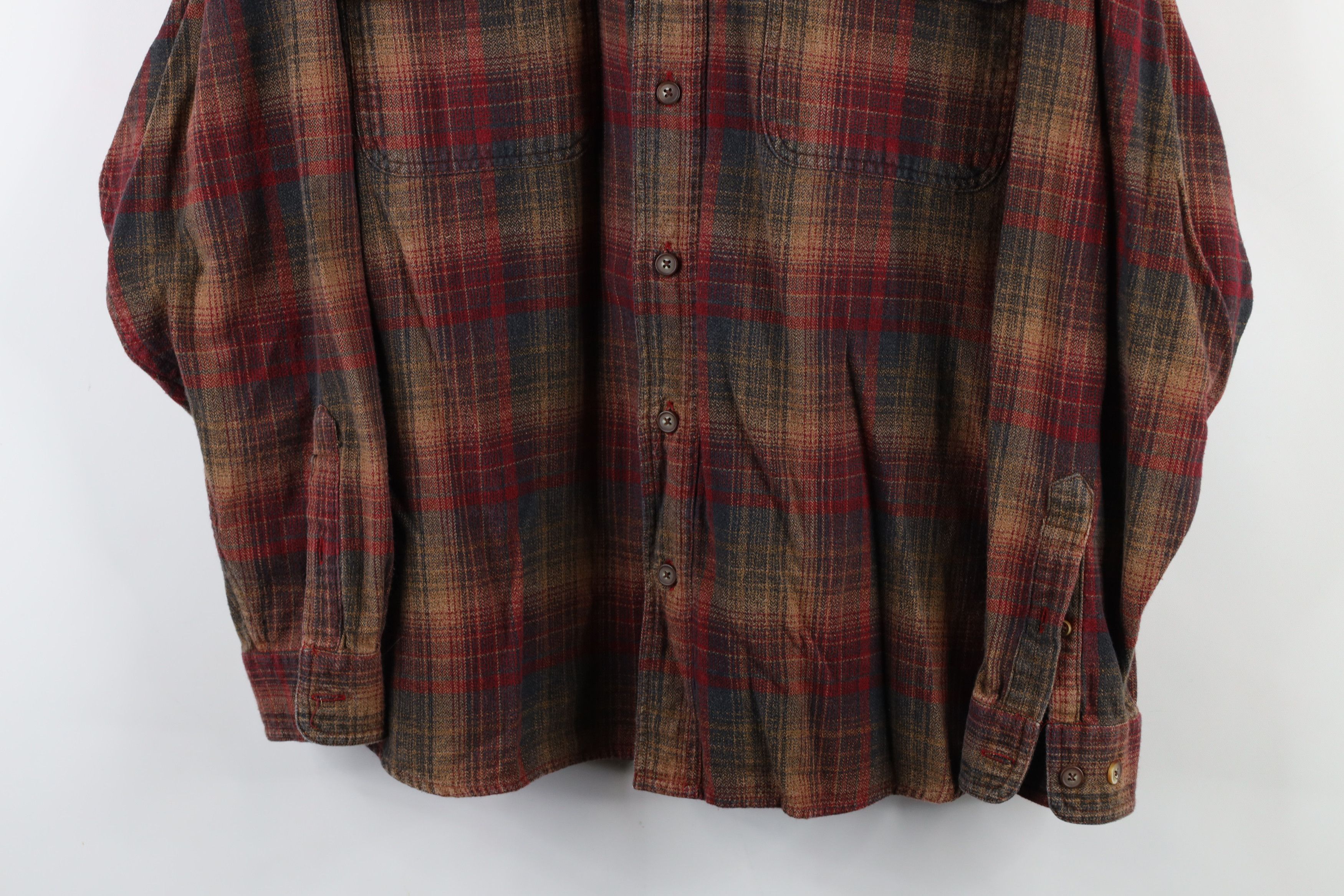 Vintage Vintage 90s Streetwear Heavyweight Button Down Shirt Rainbow Size US XL / EU 56 / 4 - 3 Thumbnail
