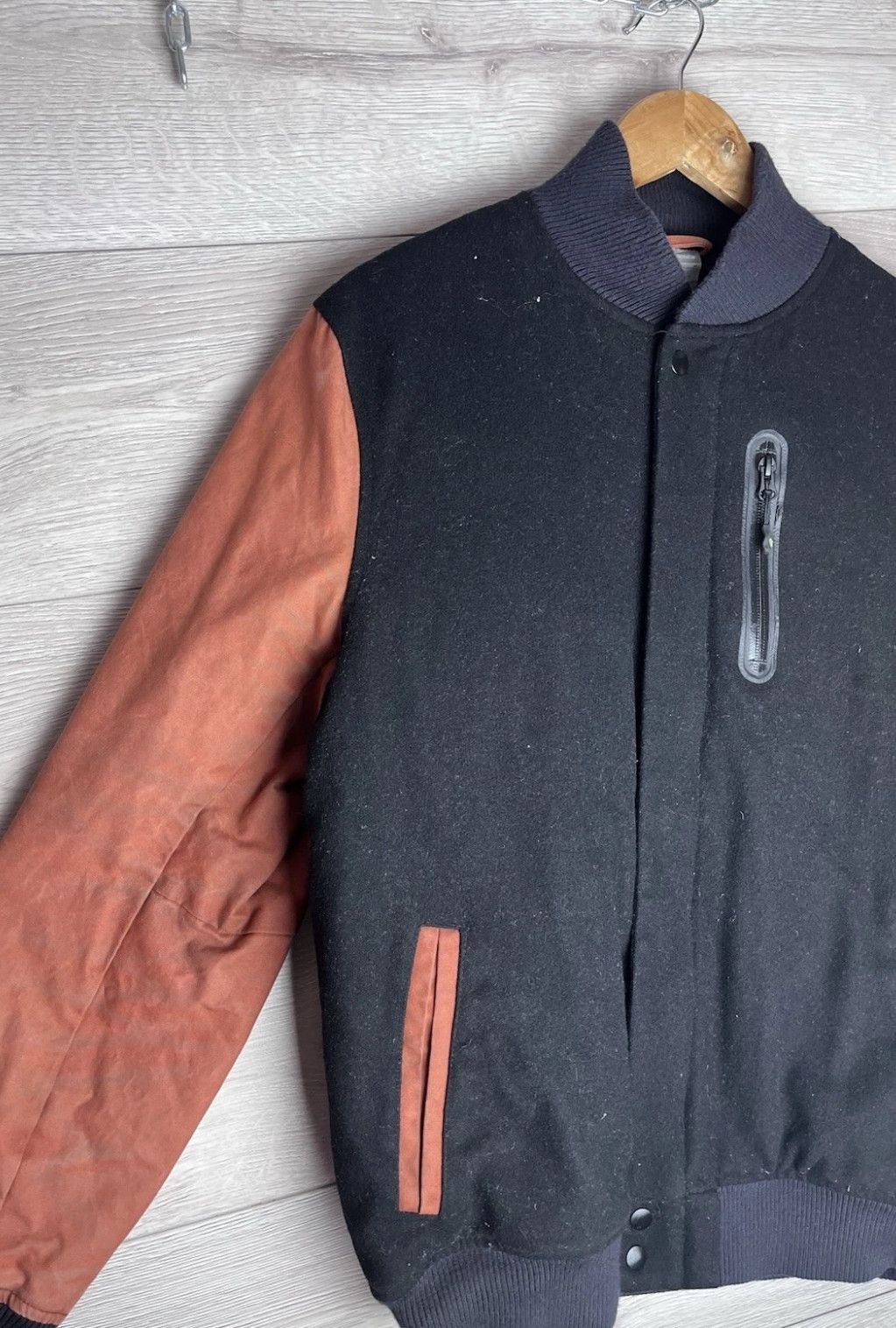 Nike NIKE AIR DESTROYER OG Black BOMBER WOOL FLIGHT JACKET Size US M / EU 48-50 / 2 - 8 Thumbnail