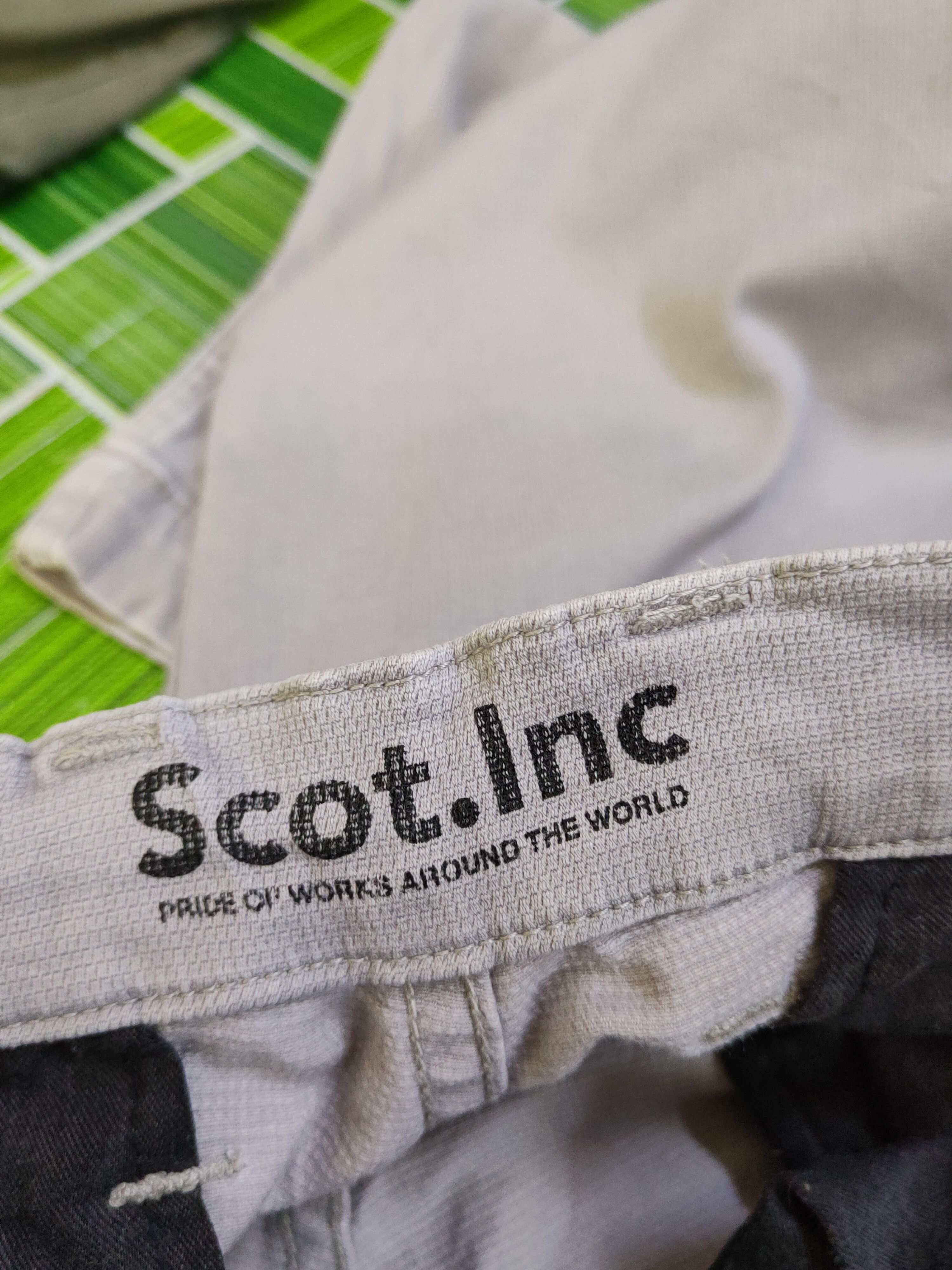 Japanese Brand Scot.inc Gray Distressed Ripped Jeans #S2438 Size US 31 - 14 Thumbnail