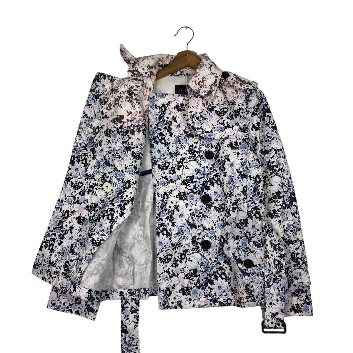 Burberry 🔥VINTAGE CHORE JACKET BURBERRY LONDON FLORAL FULL PRINT Size US S / EU 44-46 / 1 - 13 Thumbnail