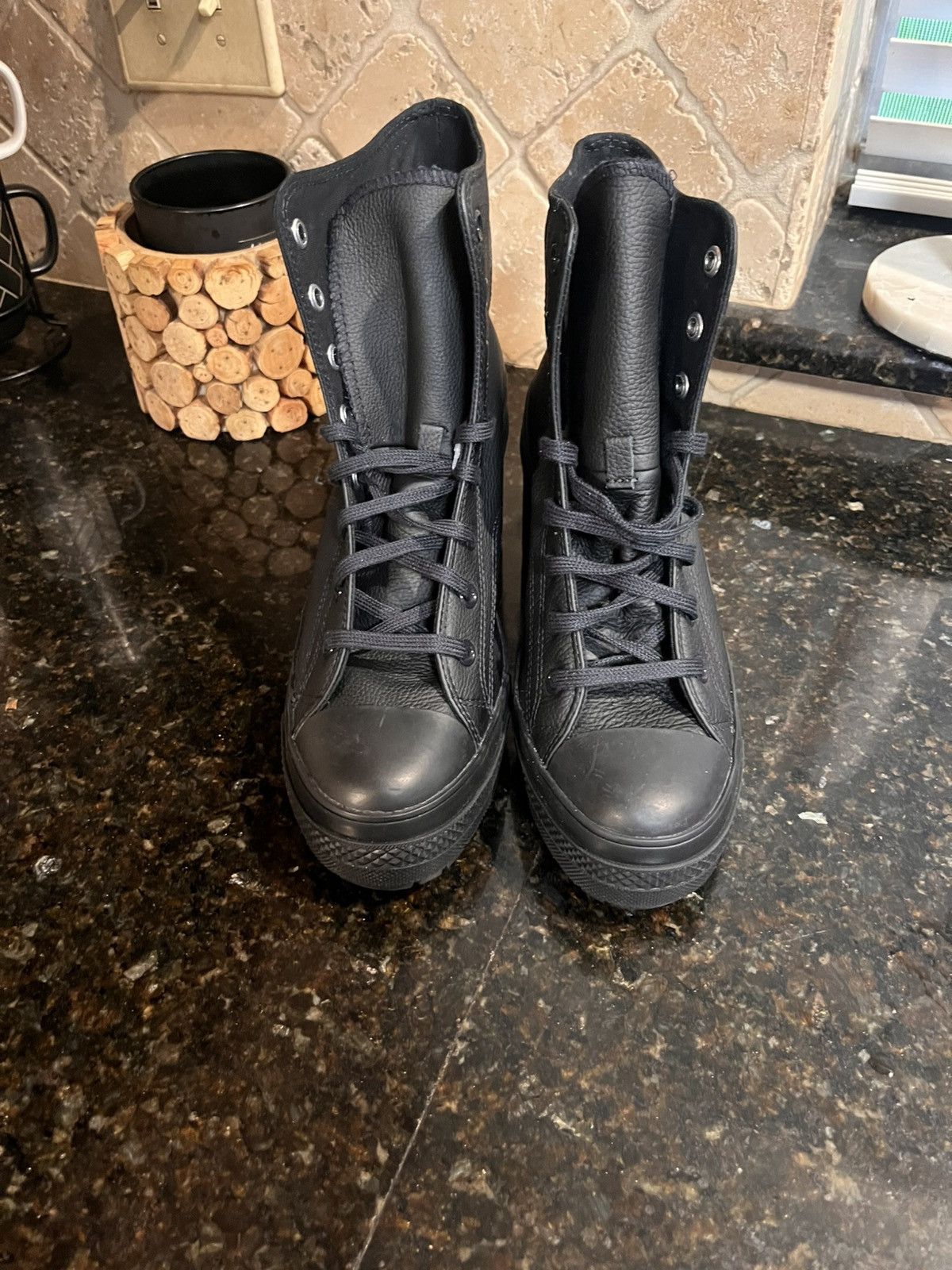 Converse Converse De Luxe High Leather Heel Size US 11.5 / IT 41.5 - 5 Thumbnail