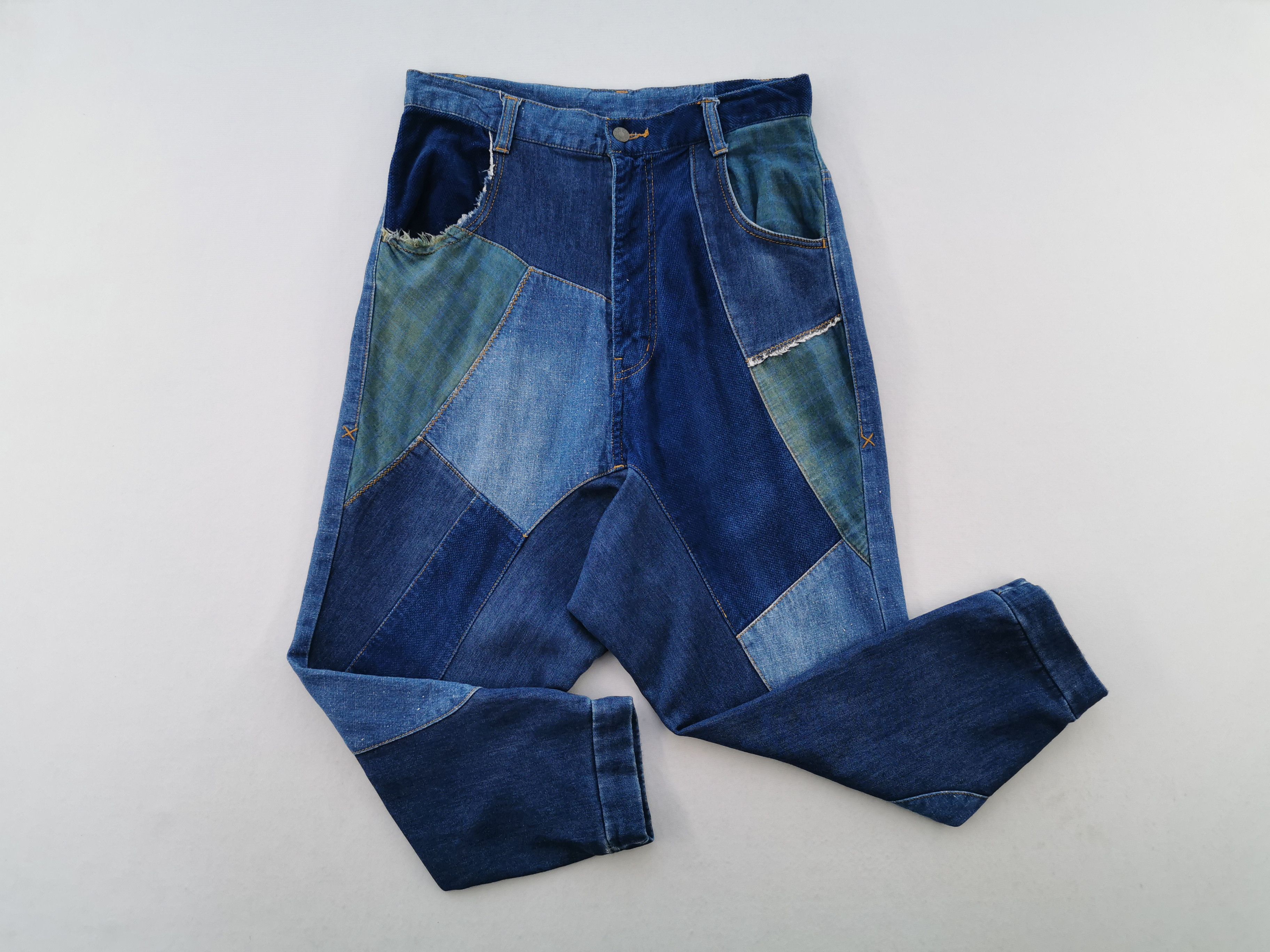 Frapbois × Issey Miyake Vintage 90s Frapbois X Issey Miyake Jeans Pants Size 32 Size US 32 / EU 48 - 4 Thumbnail