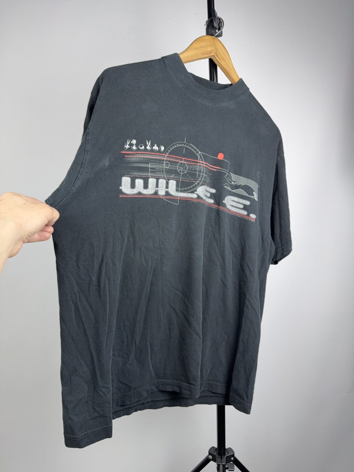 Warner Bros 2000 Retro Vintage Y2K Rollerblade x Looney Tunes Wile E Tee Size US L / EU 52-54 / 3 - 5 Thumbnail