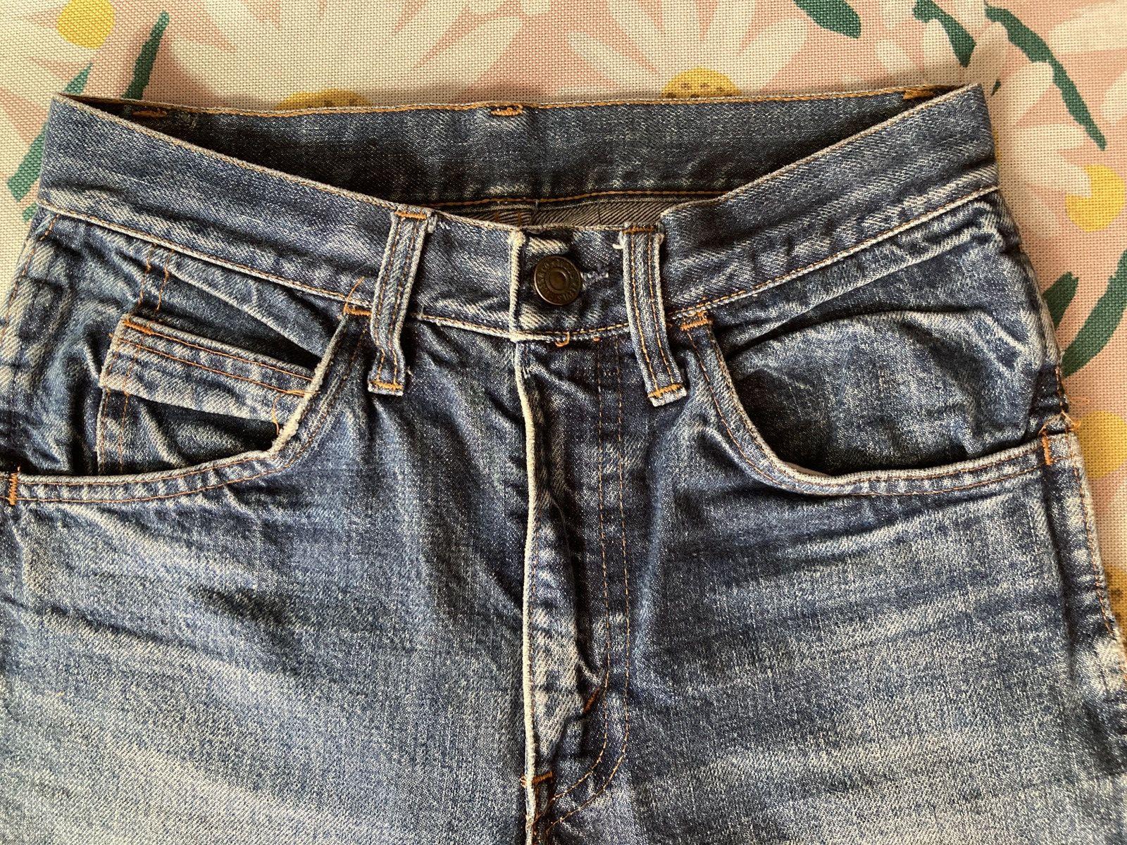 Levi's TRUE VINTAGE Levi’s 606 Big E Orange Tab Slims Size 24" / US 00 / IT 34 - 2 Thumbnail