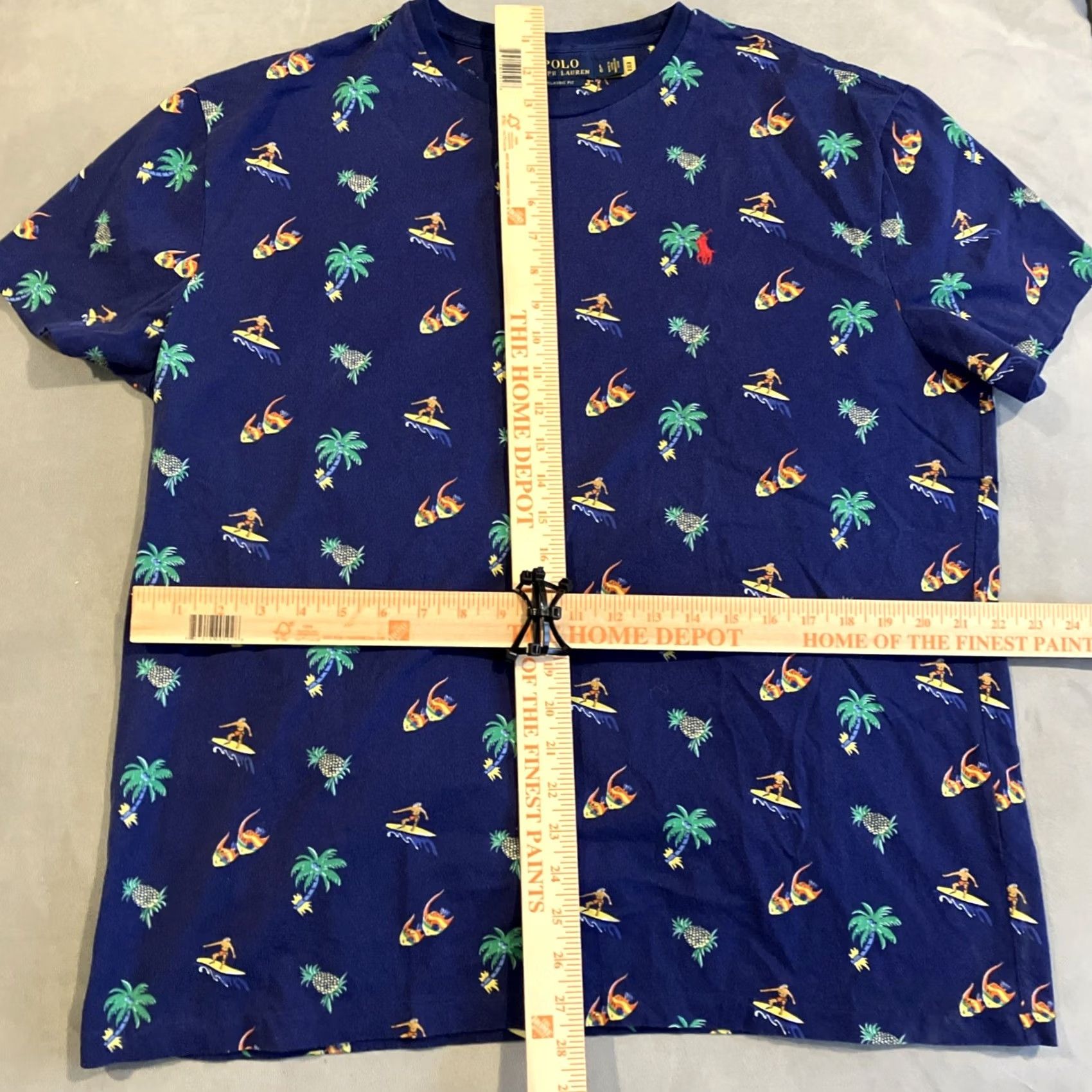Polo Ralph Lauren Ralph Lauren Shirt Men's Large All Over Print Surfer Fish Awesome T Size US L / EU 52-54 / 3 - 4 Thumbnail