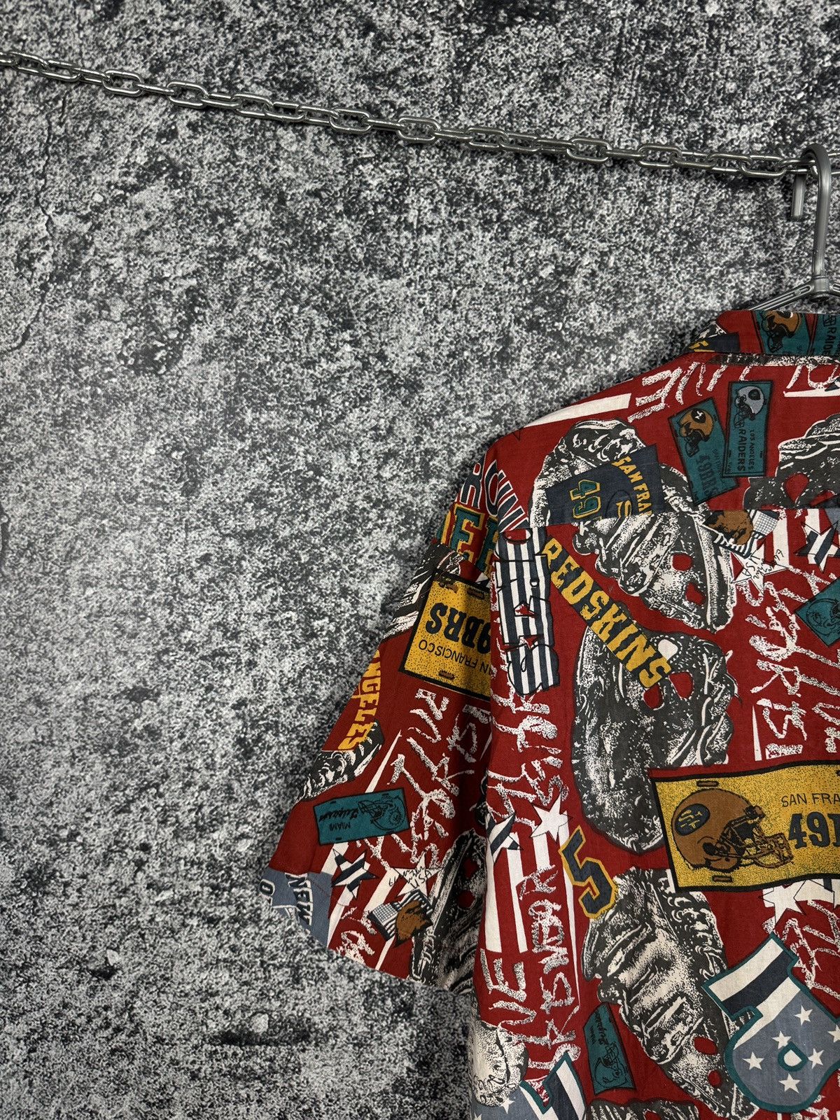 NFL Vintage NFL Football Hawaiian Shirt Raiders Redskins 43/44 Size US XL / EU 56 / 4 - 10 Thumbnail