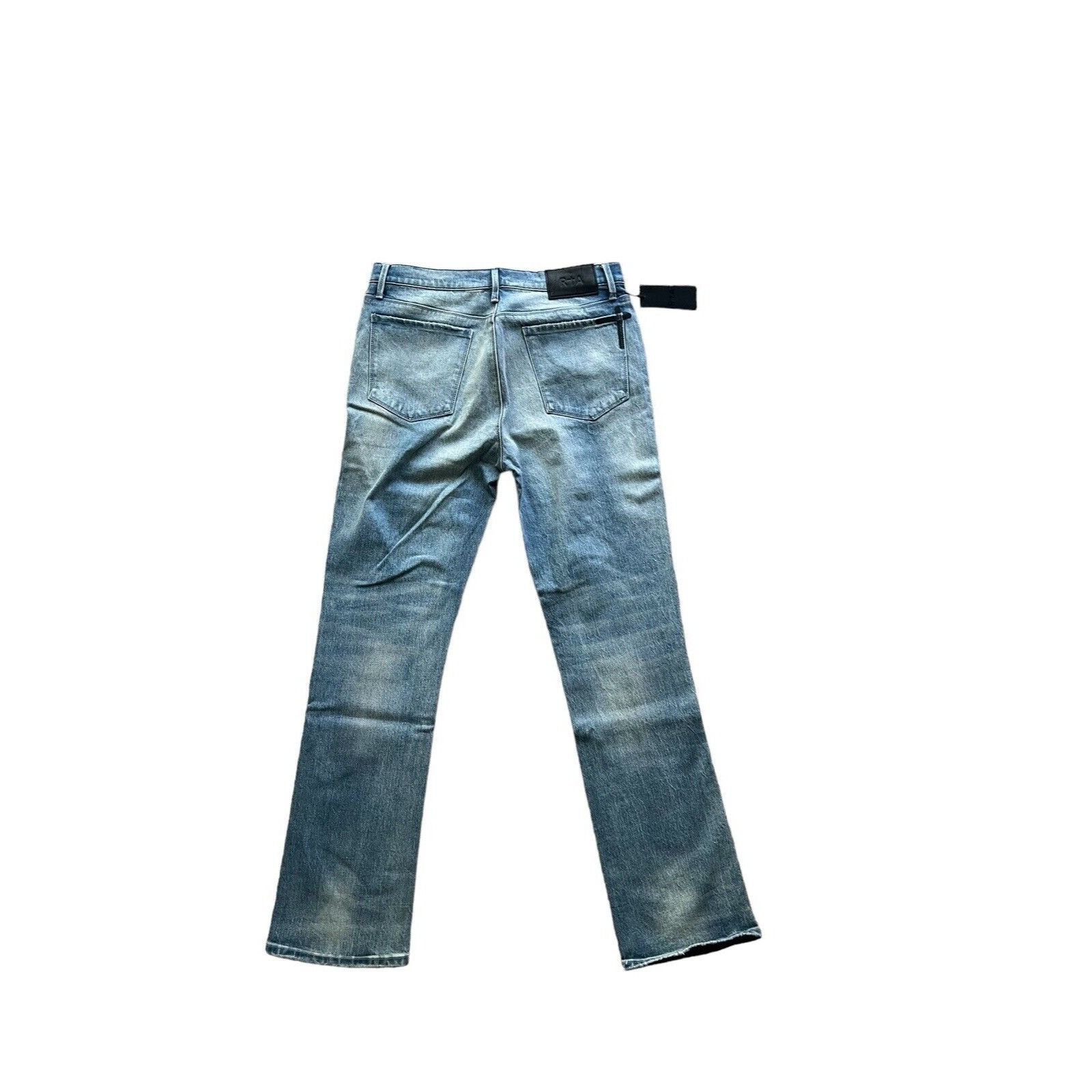 Rta RtA Mens Wash Flared Skinny Jeans Blue $245 Size 33/32 Size US 33 - 4 Thumbnail