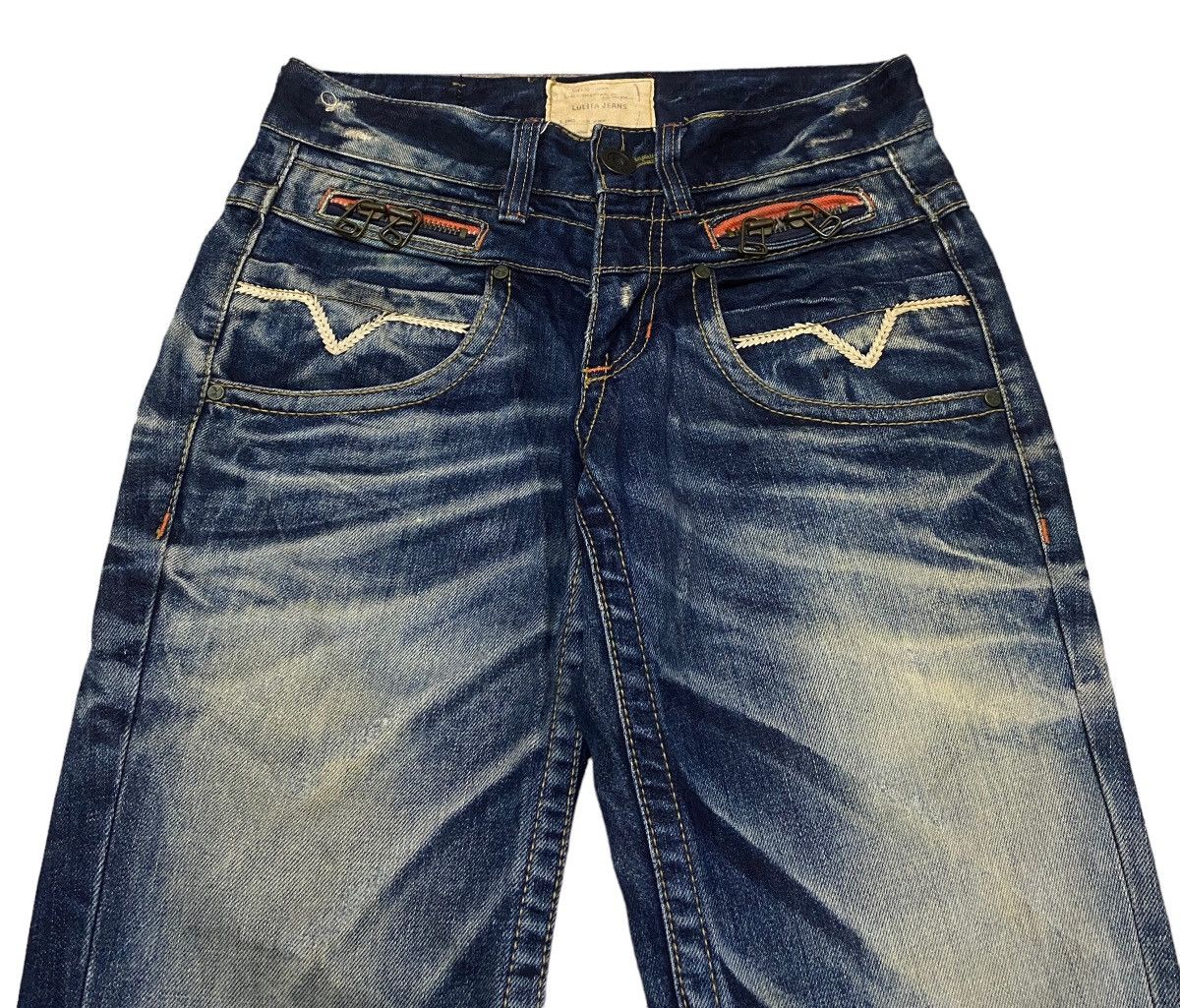 14th Addiction × Japanese Brand × Le Grande Bleu (L.G.B.) Rare Design Vintage Japanese Brand Lolita Jeans 1990s Size US 28 / EU 44 - 3 Thumbnail