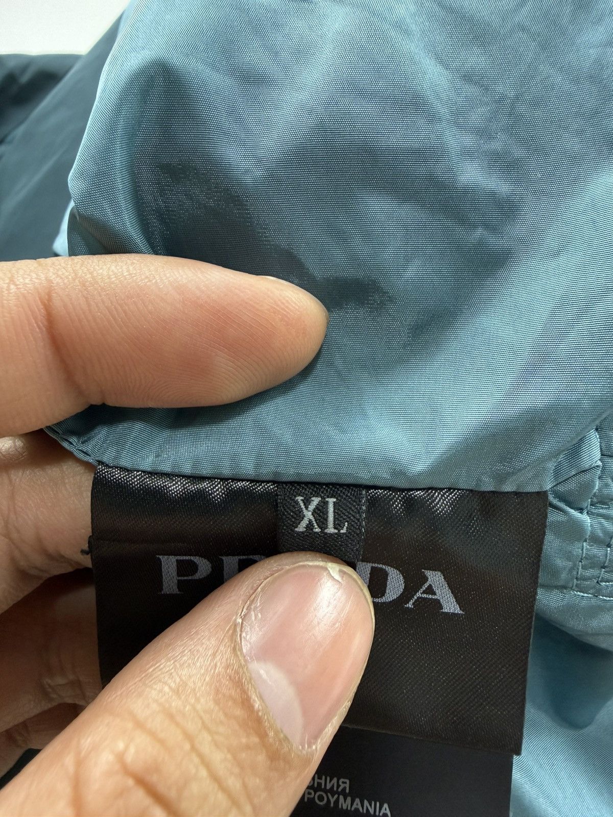 Prada Prada Side Zip Nylon Jacket Size US XL / EU 56 / 4 - 10 Thumbnail
