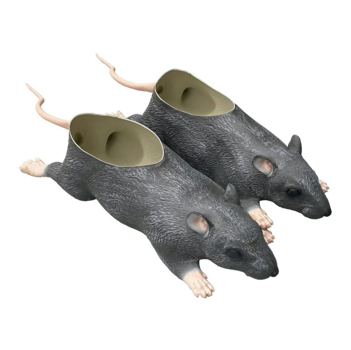 imran potato RAT SLIPPERS - レッグウェア