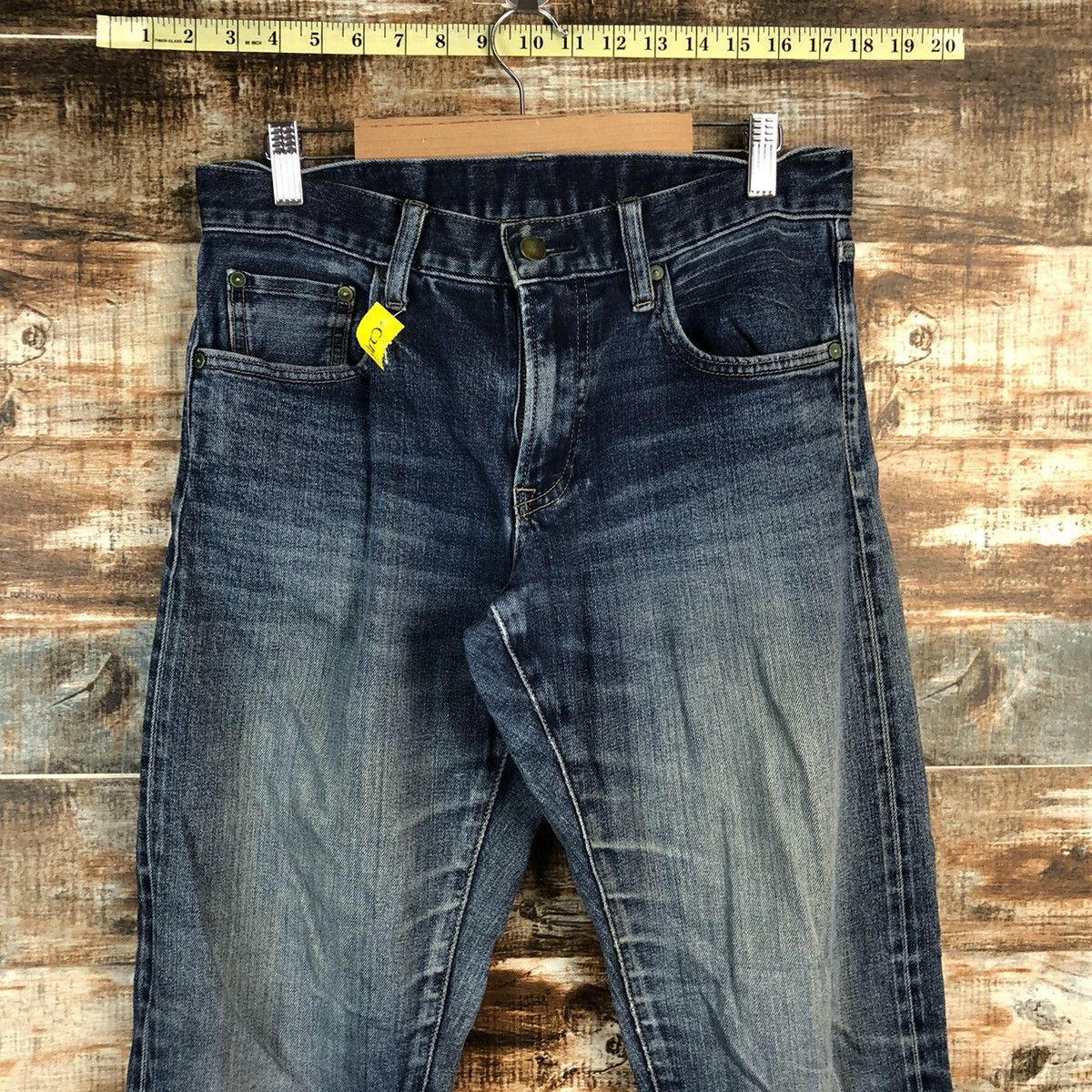 Uniqlo DLL Uniqlo Blue Distressed Denim Pants #C245 Size US 30 / EU 46 - 4 Thumbnail