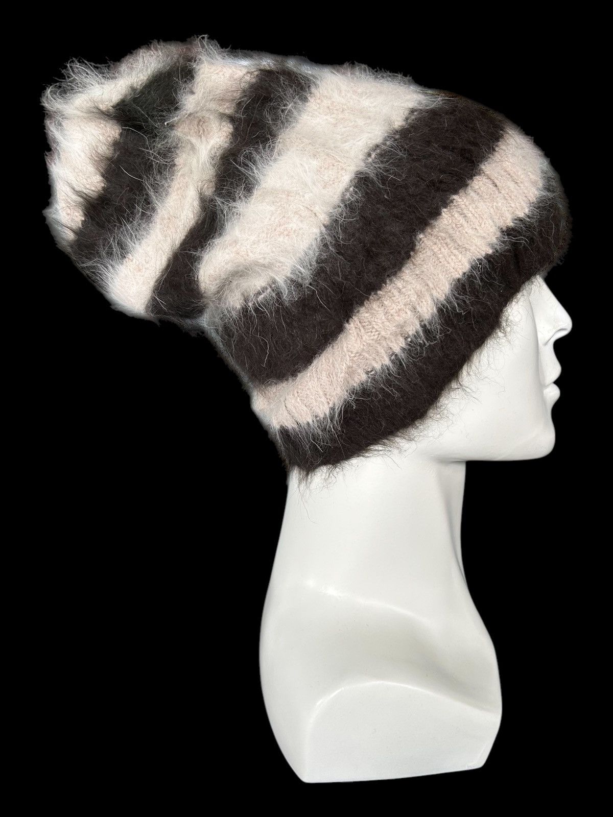 Japanese Brand × Kapital × Vintage Japanese Hairy Fur Bieg Beanie Hats Size ONE SIZE - 1 Thumbnail