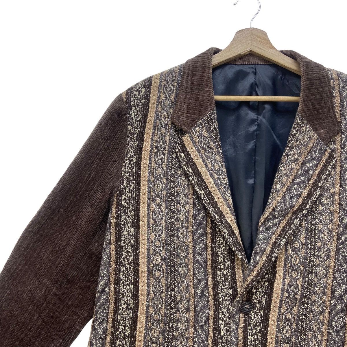 Japanese Brand Japanese Brand Ciclo D’amici Patchwork Wool+Corduroy Jacket Size US M / EU 48-50 / 2 - 10 Thumbnail