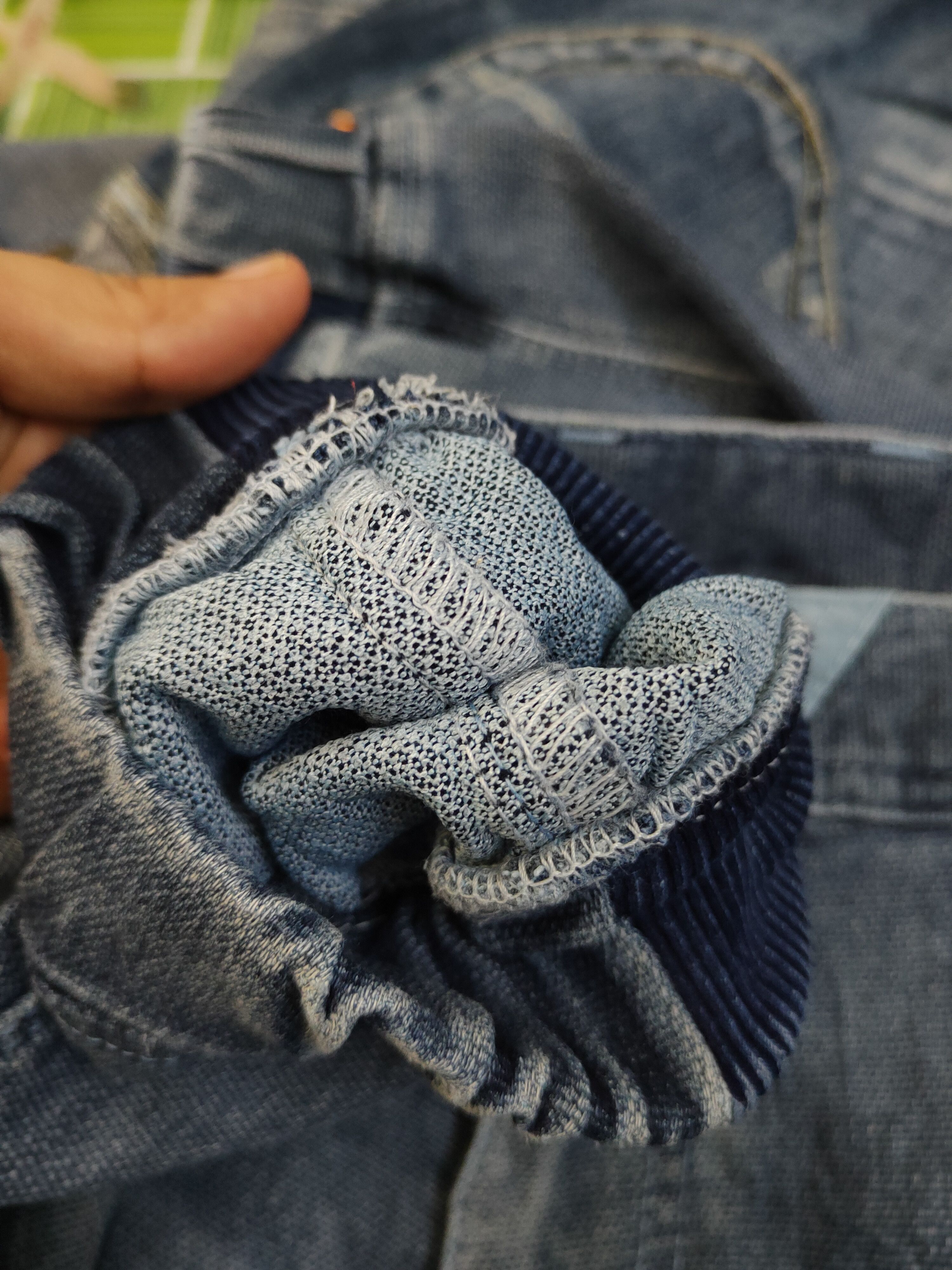 Japanese Brand Toraichi Blue Distressed Ripped Jogger Jeans #W1950 Size US 34 / EU 50 - 16 Thumbnail