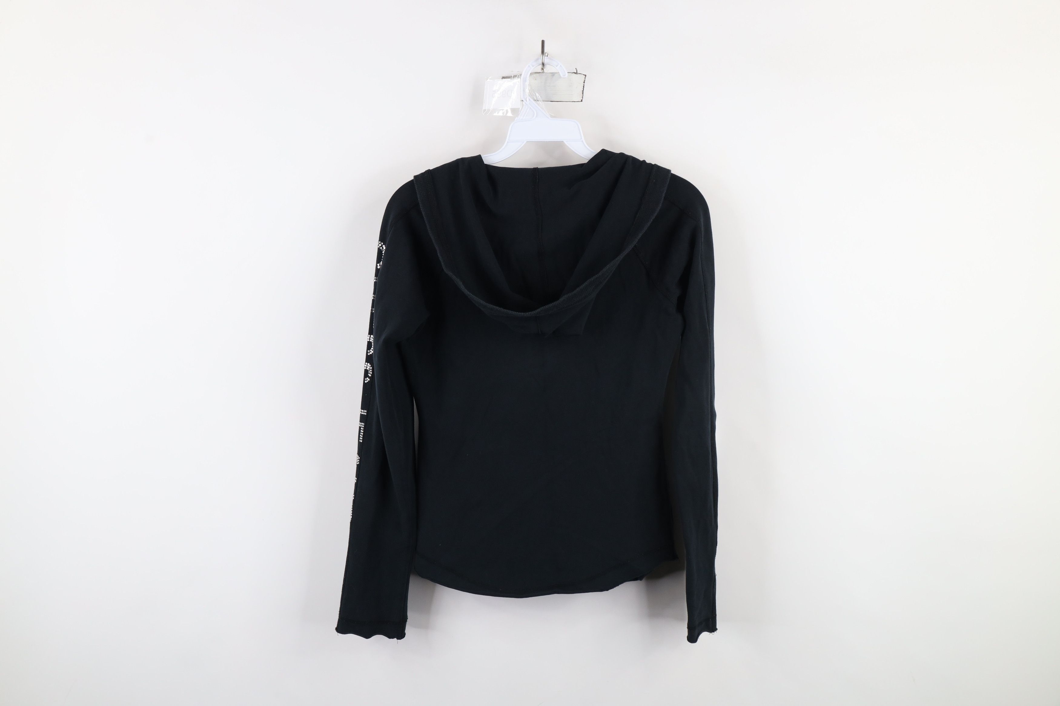 Guess × Vintage Vintage 90s Y2K Guess Cropped Babydoll Sequin Hoodie Size M / US 6-8 / IT 42-44 - 12 Thumbnail