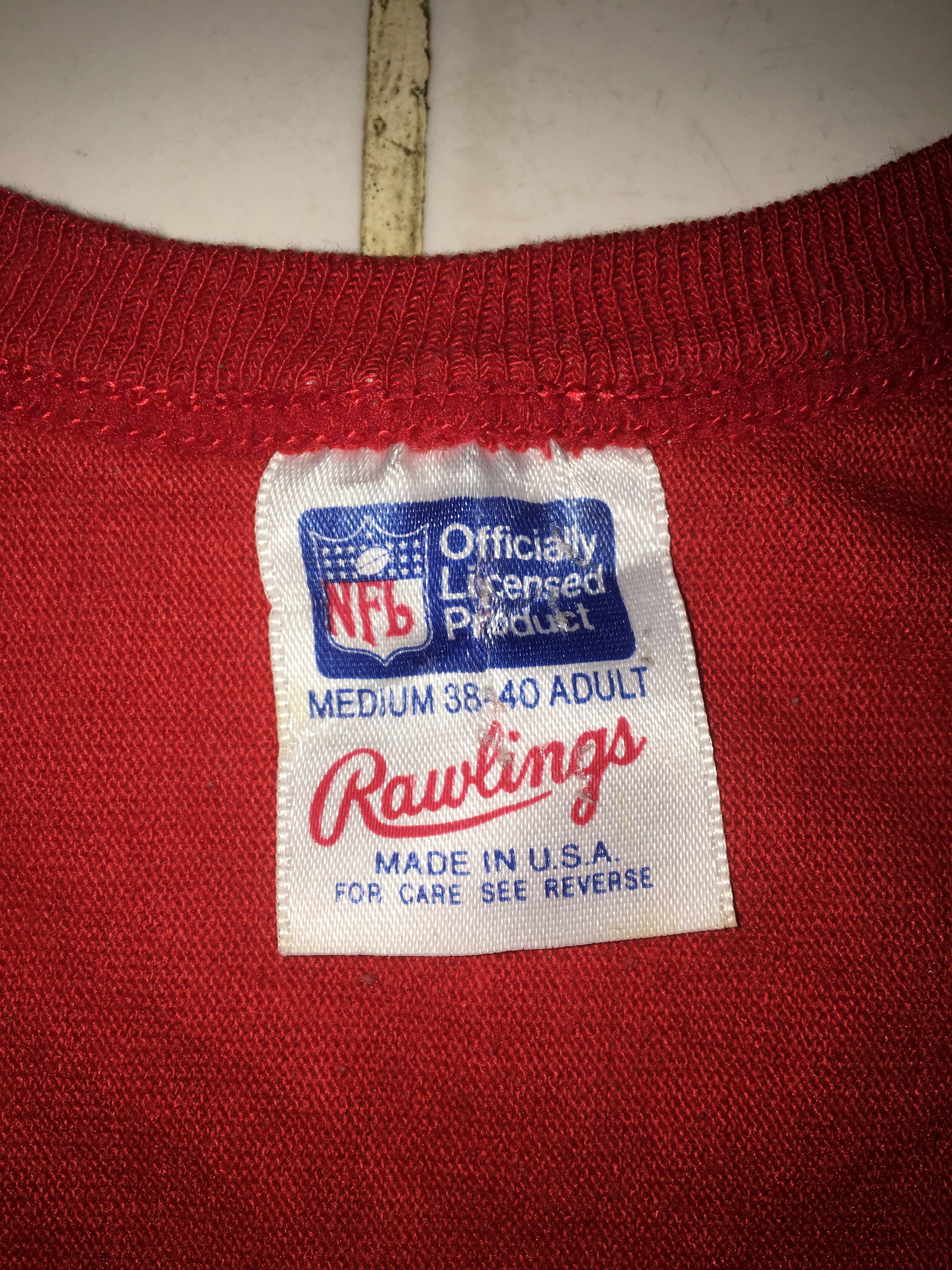 NFL Vintage NFL Rawlings Patriots 33 Tshirt Size US M / EU 48-50 / 2 - 7 Thumbnail