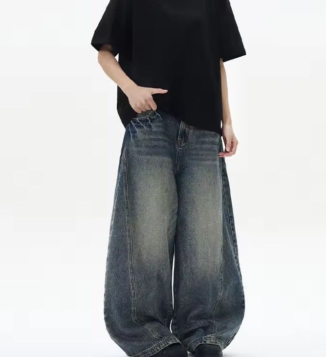 Jean Amamiya x Arisa Washed Baggy Denim Jeans Size US 31 - 4 Thumbnail