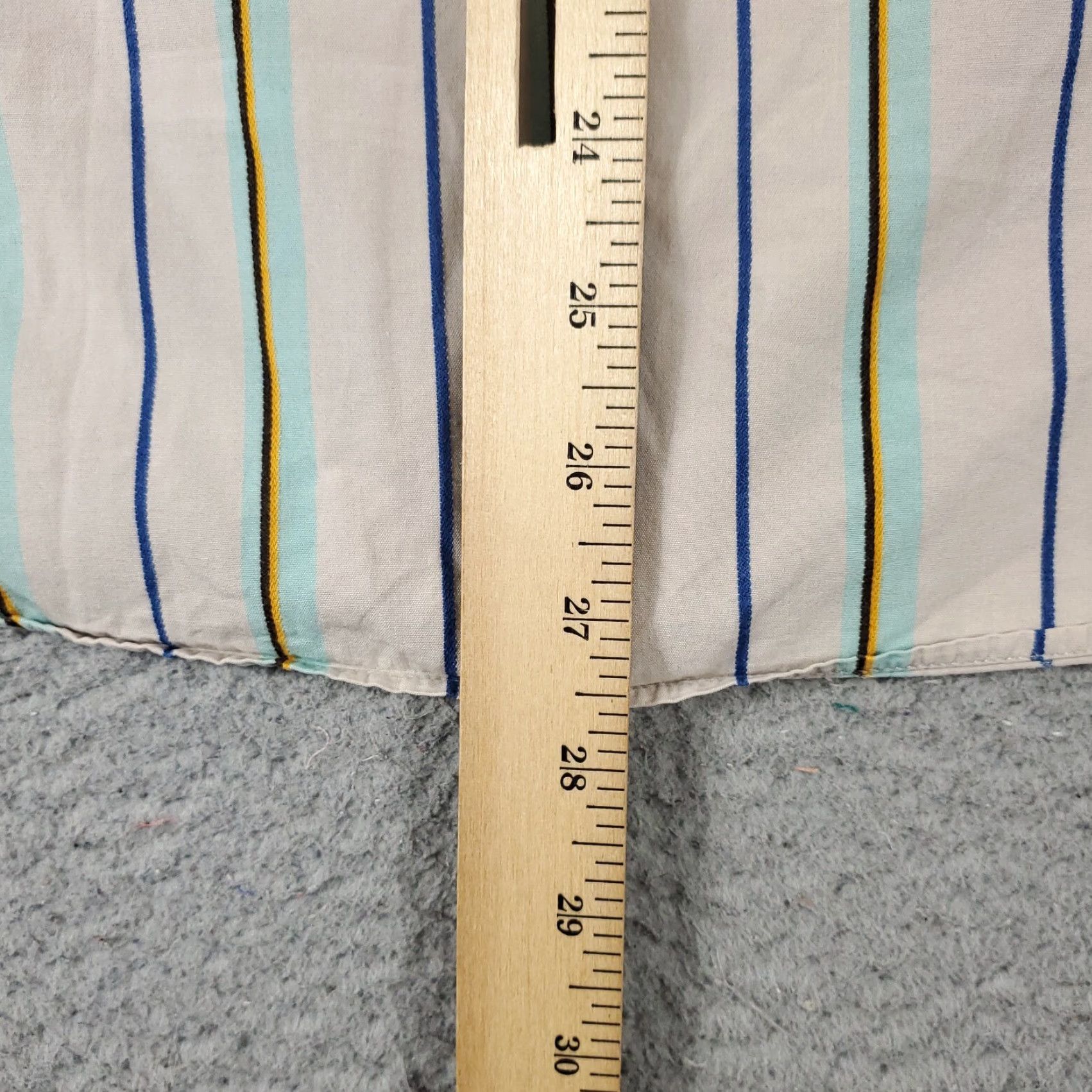 Original Penguin Original Penguin Shirt Mens Size Large Beige Striped Casual Button-Up Long Sleeve Size US L / EU 52-54 / 3 - 4 Thumbnail
