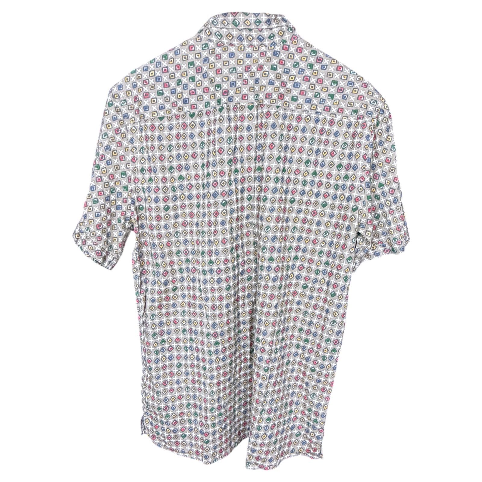 Salt Valley Salt Valley Western Mens L Geometric Tan S/S Pearl Snap Size US L / EU 52-54 / 3 - 2 Thumbnail