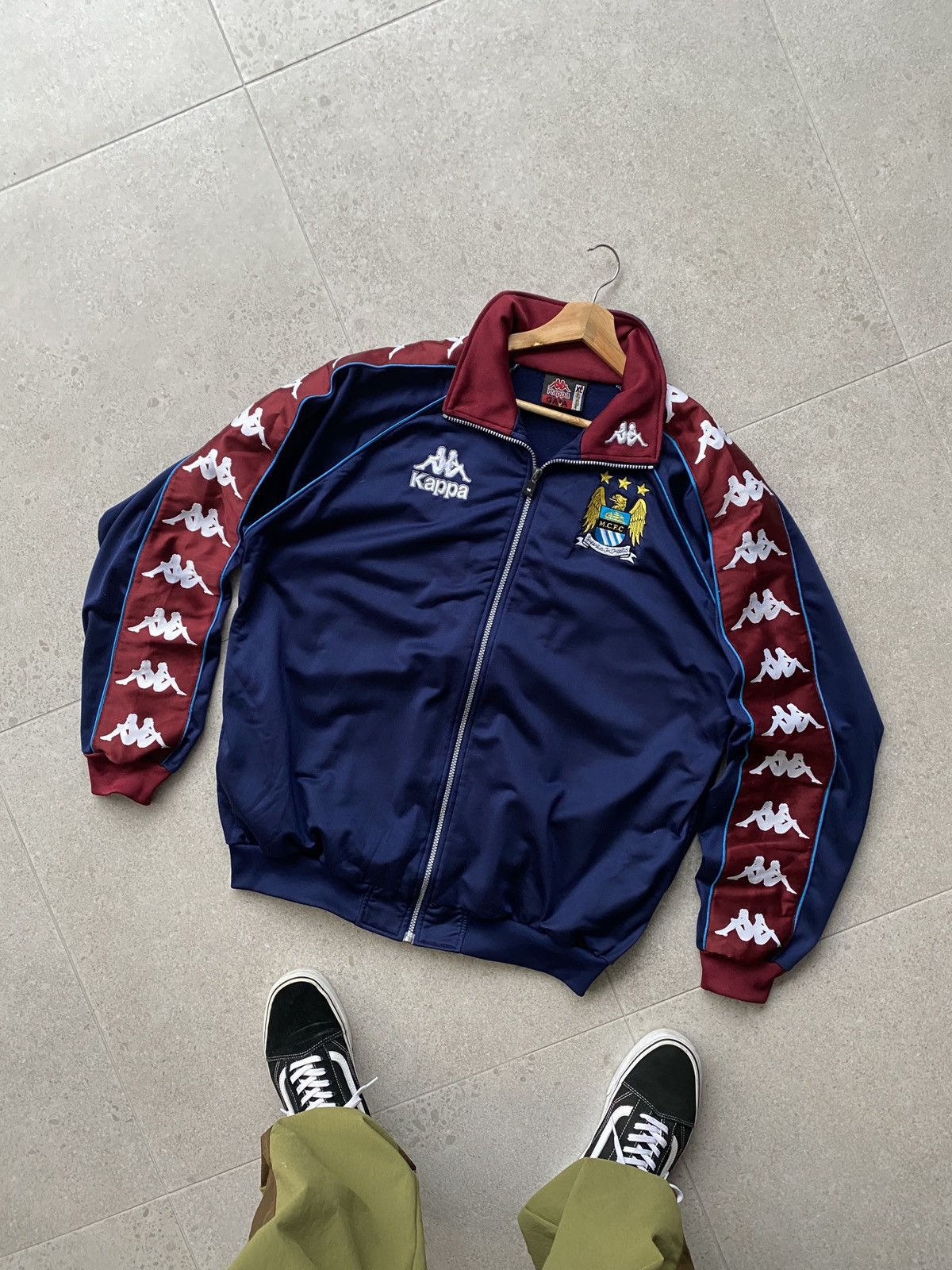 Kappa 1997-1999 BROTHER Jacket Tricot Manchester City MCFC