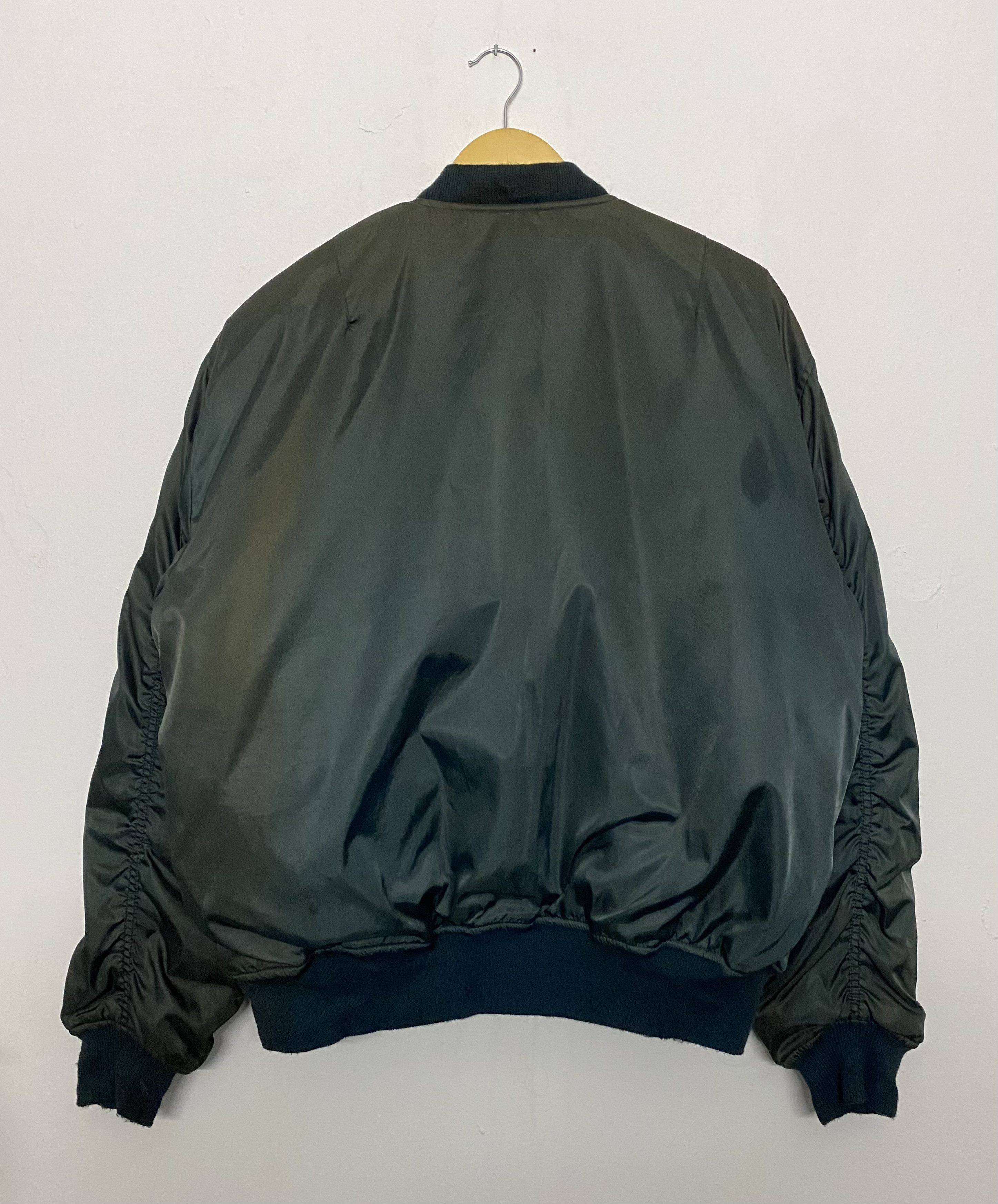 Vintage Vintage Military Bomber Jacket MA-1 Flyer’s LL Olive Green Size US L / EU 52-54 / 3 - 2 Thumbnail