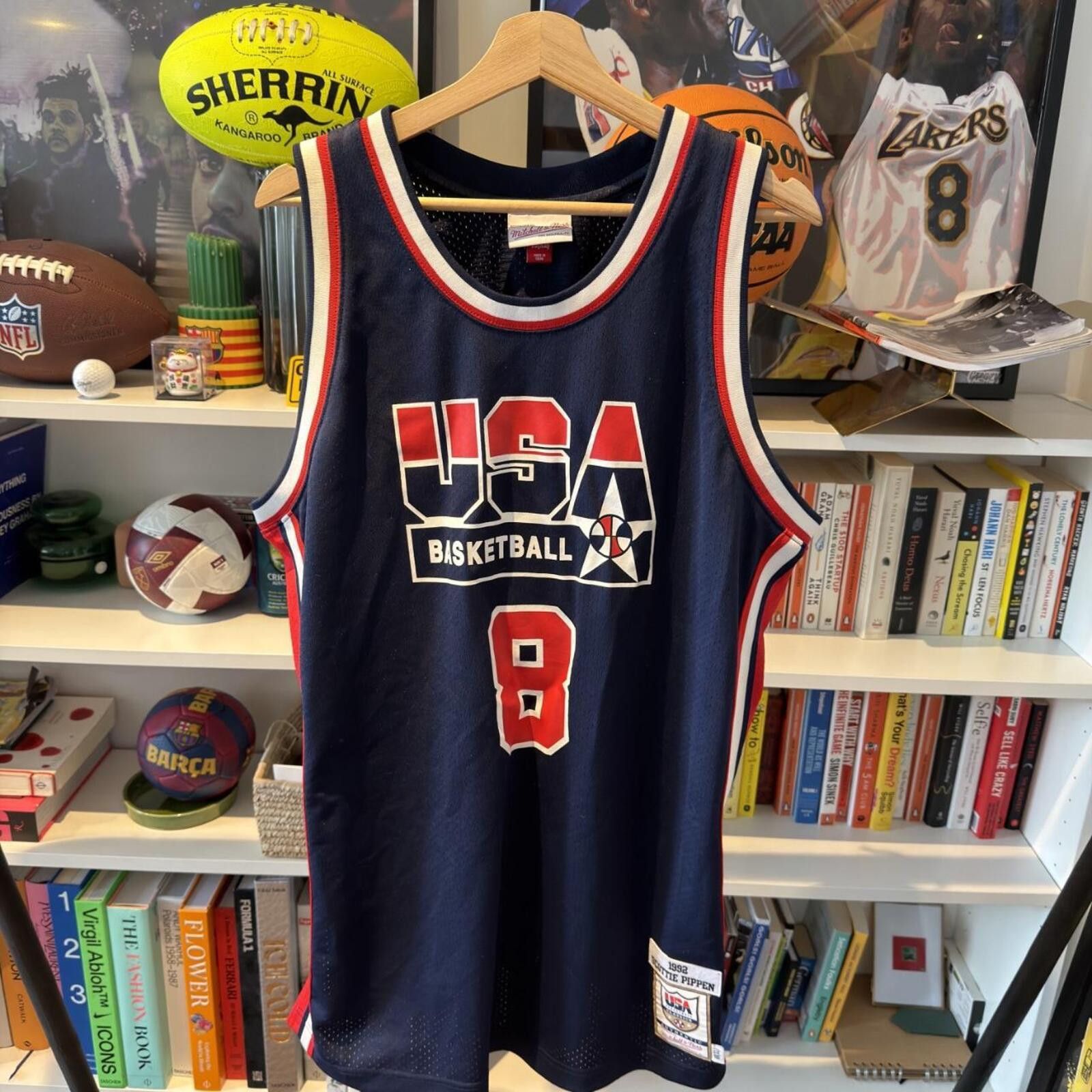 Mitchell & Ness Team USA dream team basketball jersey