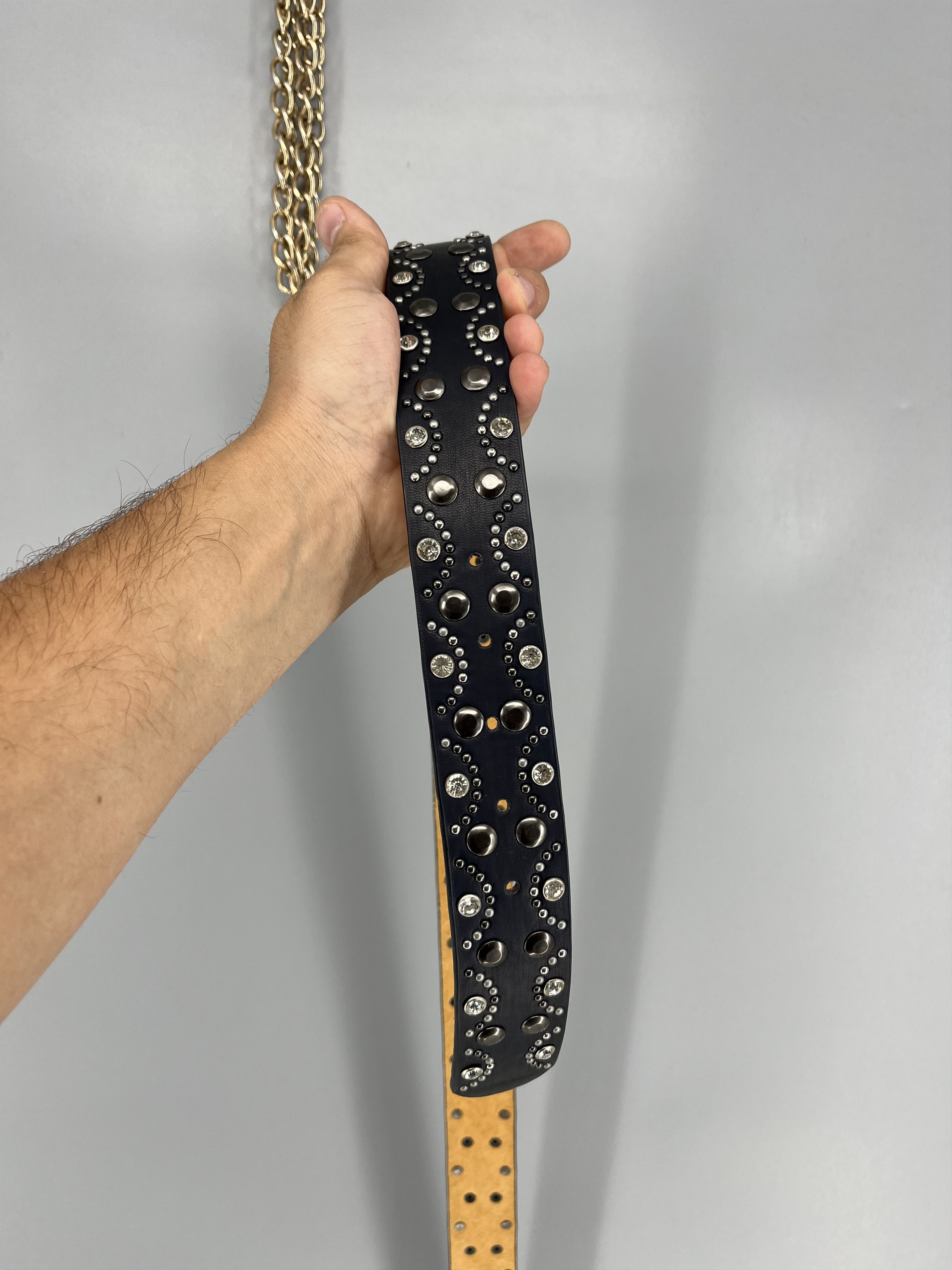 Japanese Brand Vintage 90s Punk Belt Leather Band Rock Y2K 90s Y2K Size ONE SIZE - 9 Thumbnail