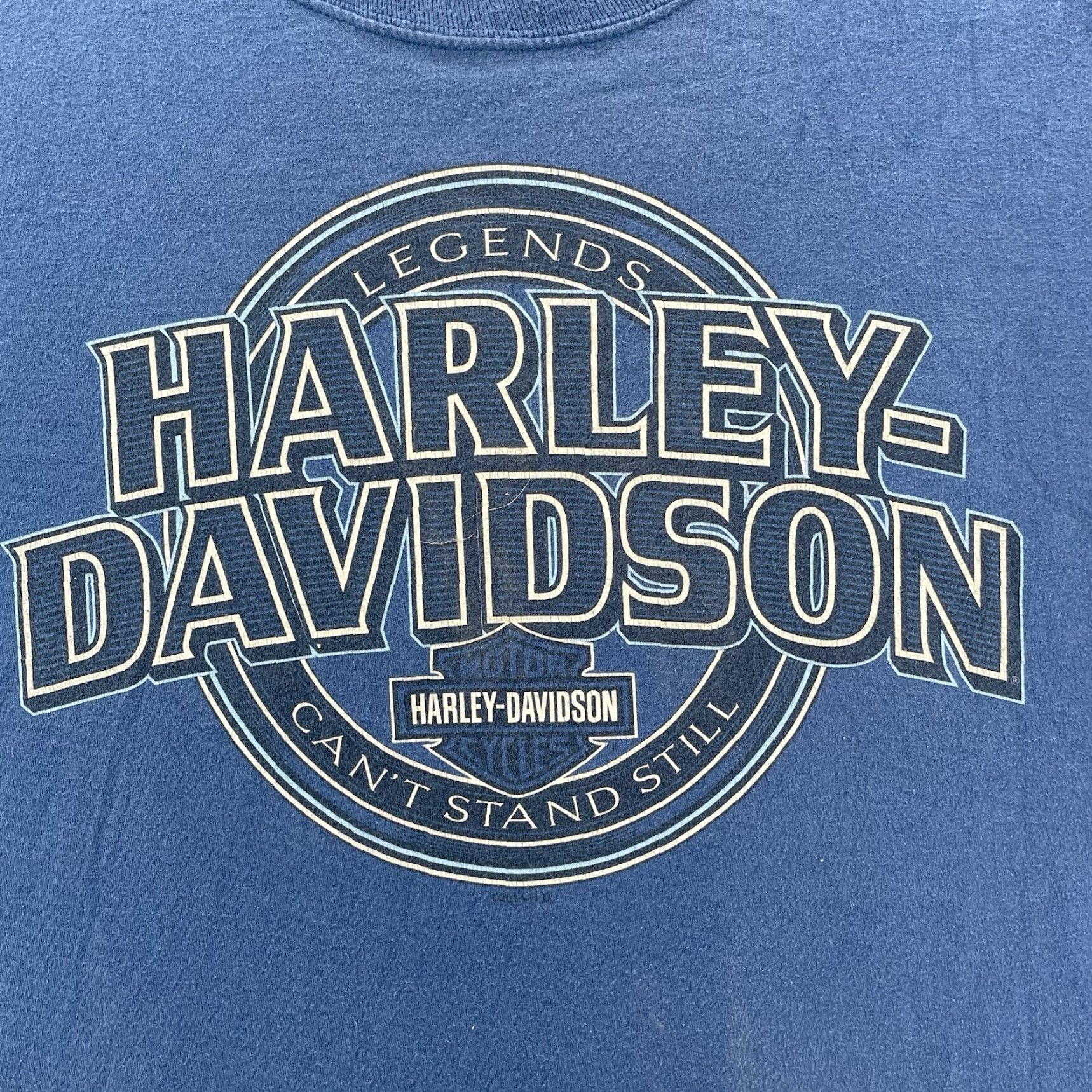 Harley Davidson Harley-Davidson T Shirt Men’s XL Blue Las Vegas Moto Biker Y2K Streetwear 90’s Shirt Mens XL Blue Harley-Davidson T Shirt Size US XL / EU 56 / 4 - 2 Thumbnail