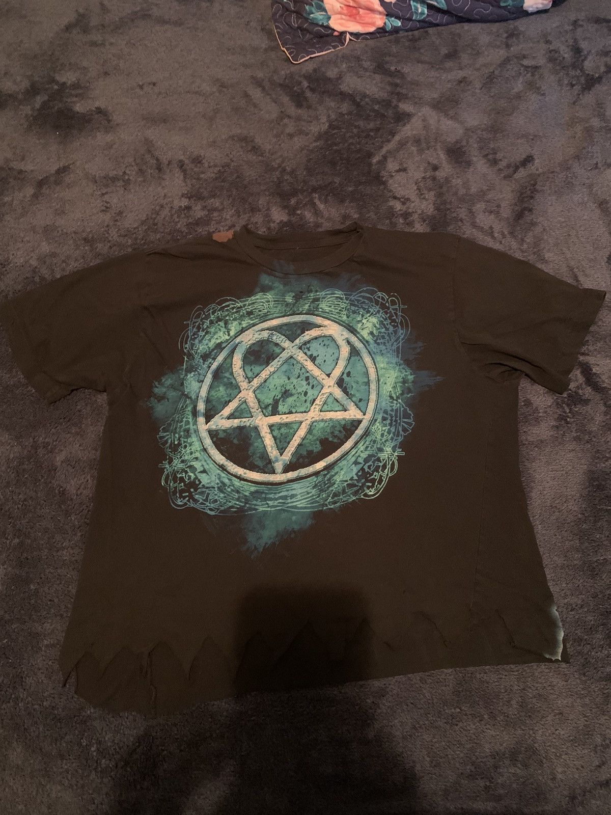 Vintage HIM Shirt Streetwear Opium Emo Punk Heartagram Scene Fashion Size US S / EU 44-46 / 1 - 1 Thumbnail