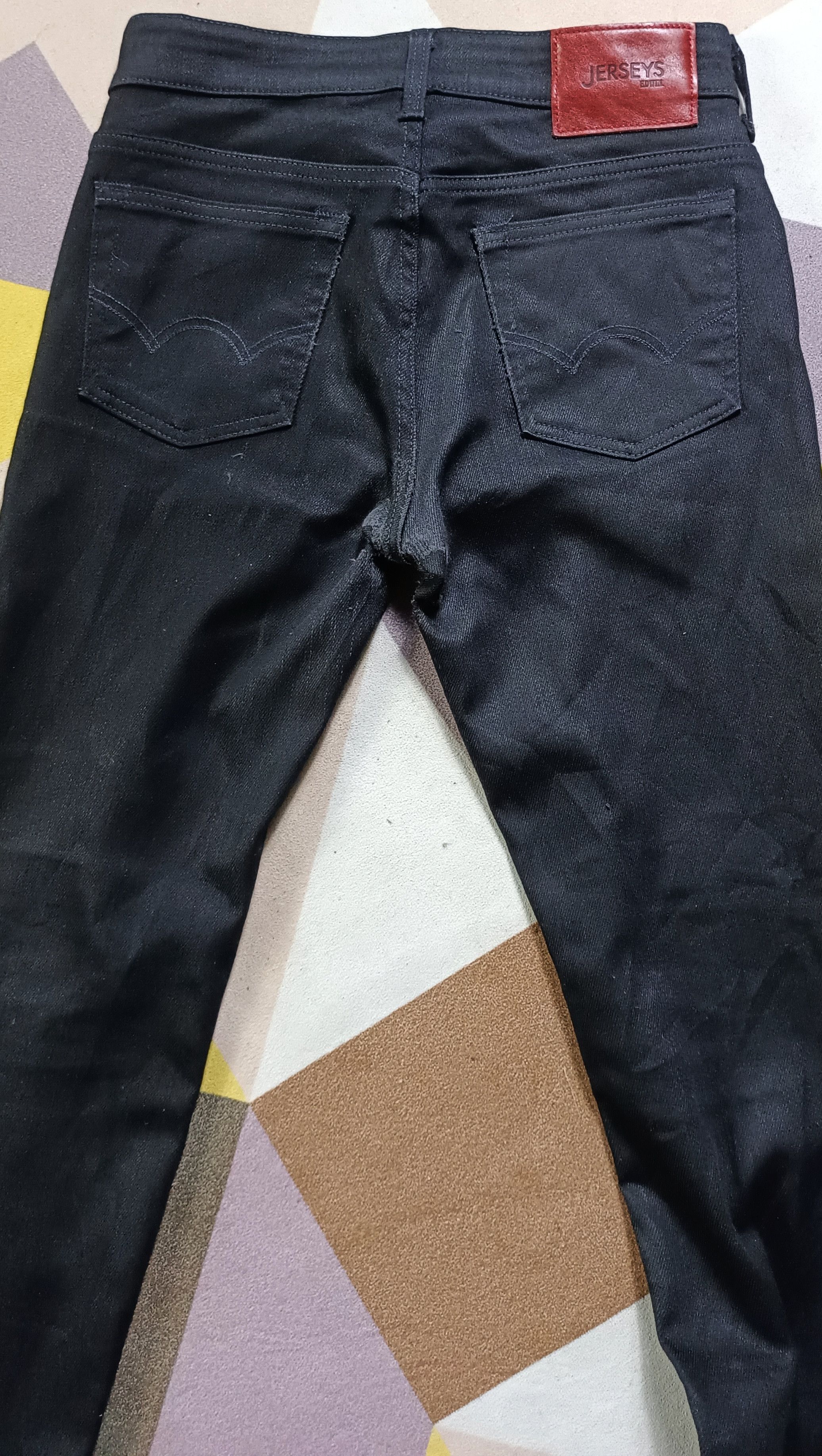 Edwin × If Six Was Nine × Japanese Brand Edwin Jersey Super Black Cutting Slim Fit Size US 29 - 6 Thumbnail
