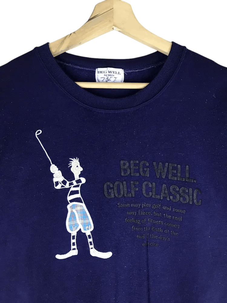 Sports Specialties Vintage Beg Well Golf Classic Sweatshirts Size US L / EU 52-54 / 3 - 3 Thumbnail