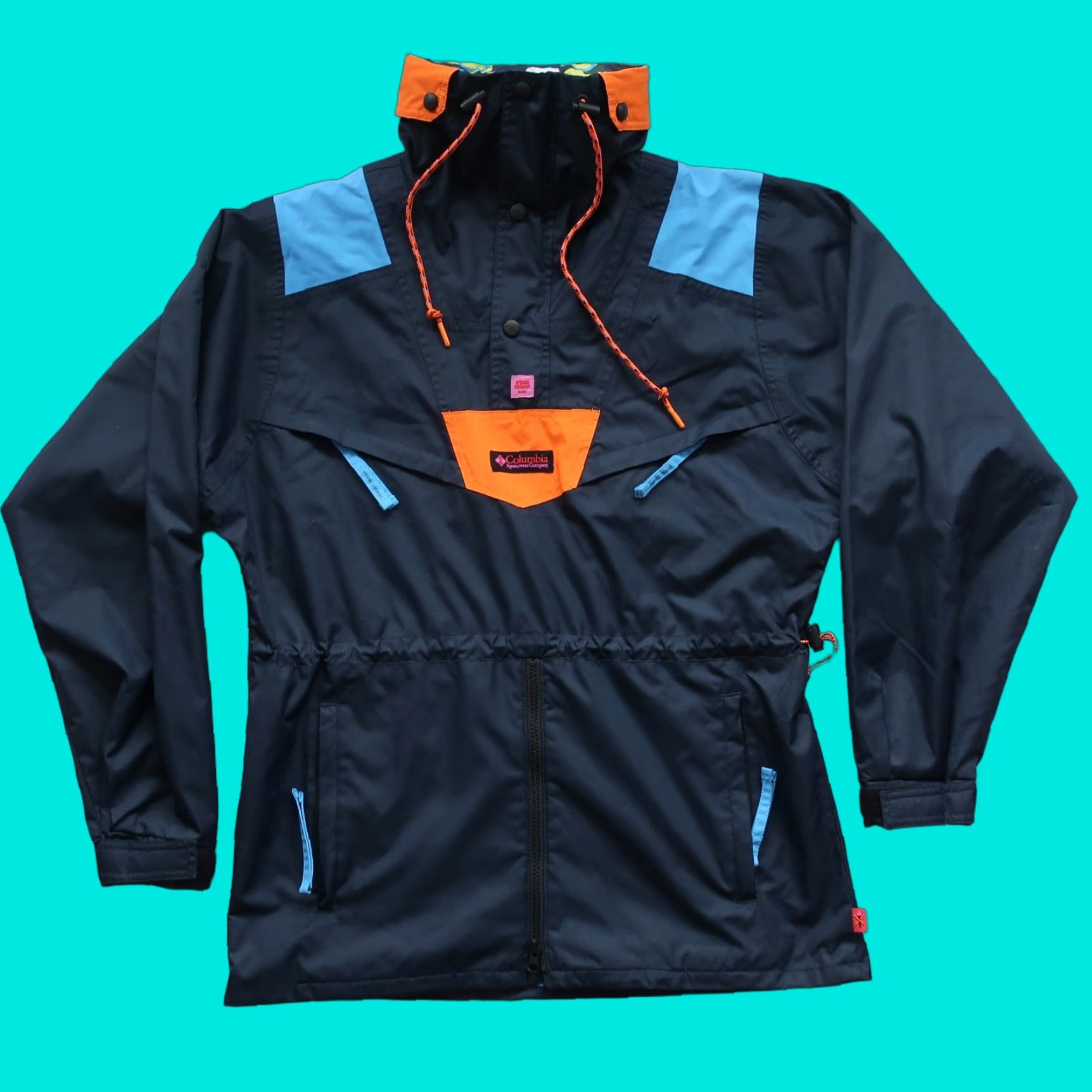 Opening Ceremony Opening Ceremony x Columbia Monashee Pullover Jacket Mens XS Navy 90s Motivated? Size US XL / EU 56 / 4 - 1 Thumbnail
