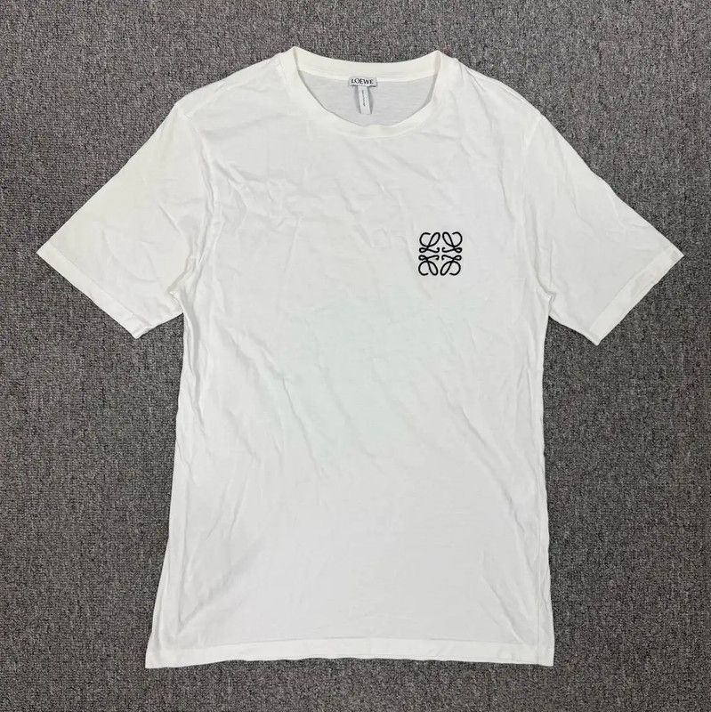 Loewe Loewe White Cotton Men's T-Shirt 0089 Size US XS / EU 42 / 0 - 1 Thumbnail