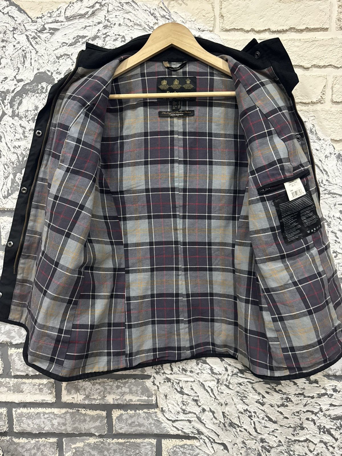 Barbour Womens Barbour Utility Black Waxed Jacket Size 12 Size M / US 6-8 / IT 42-44 - 16 Thumbnail