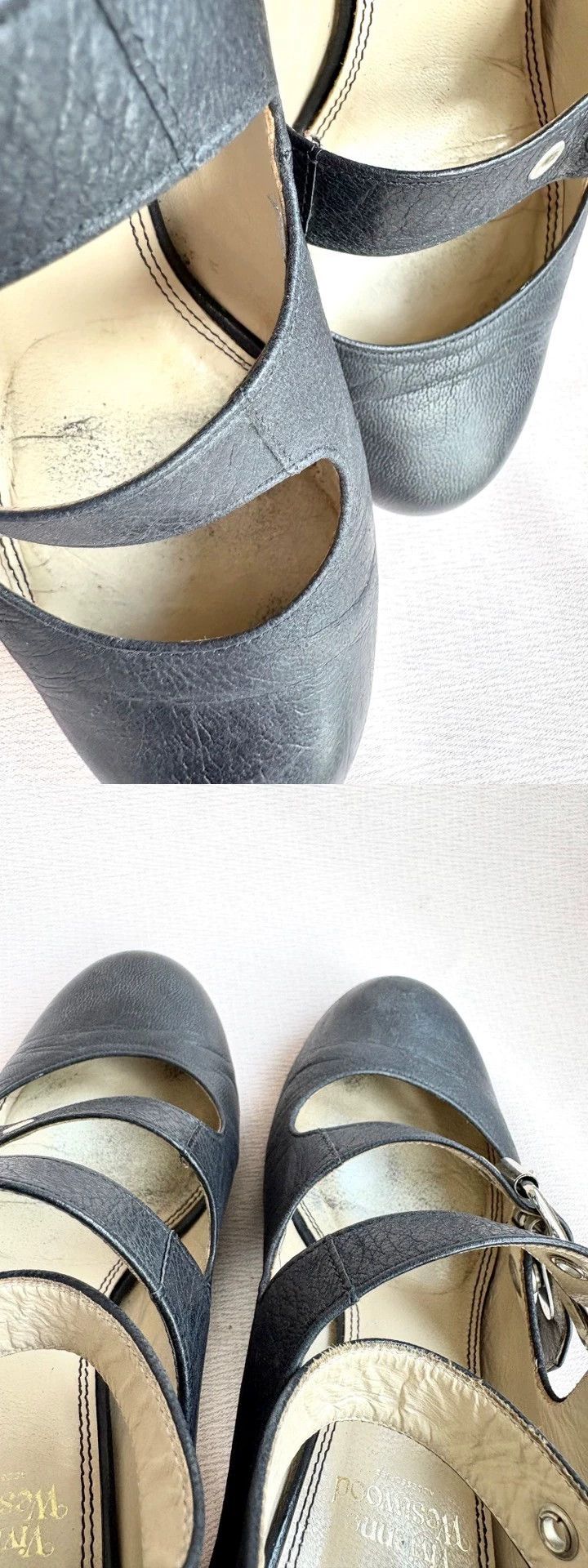 Vivienne Westwood Vivienne Westwood Black Roman Mary Jane three-toe looped l Size US 5 / IT 35 - 6 Thumbnail