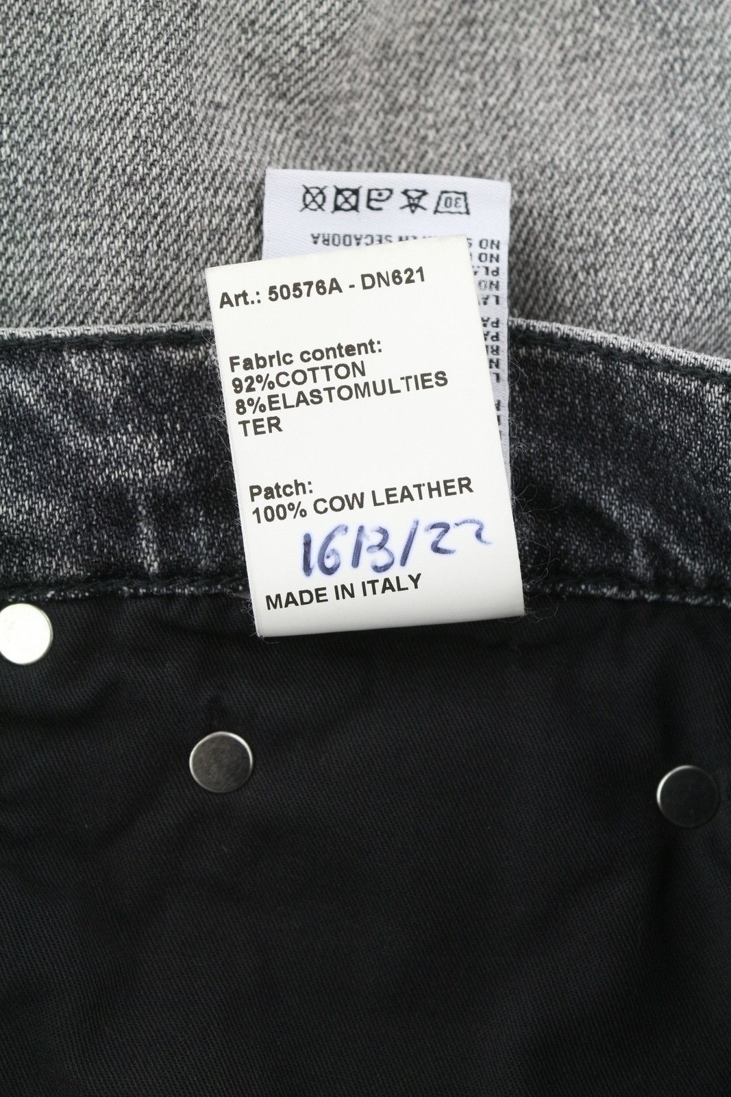 R13 JESSE 27 Vintage Grey Wide Drop Crotch Faded 85461 Size 27" / US 4 / IT 40 - 12 Thumbnail